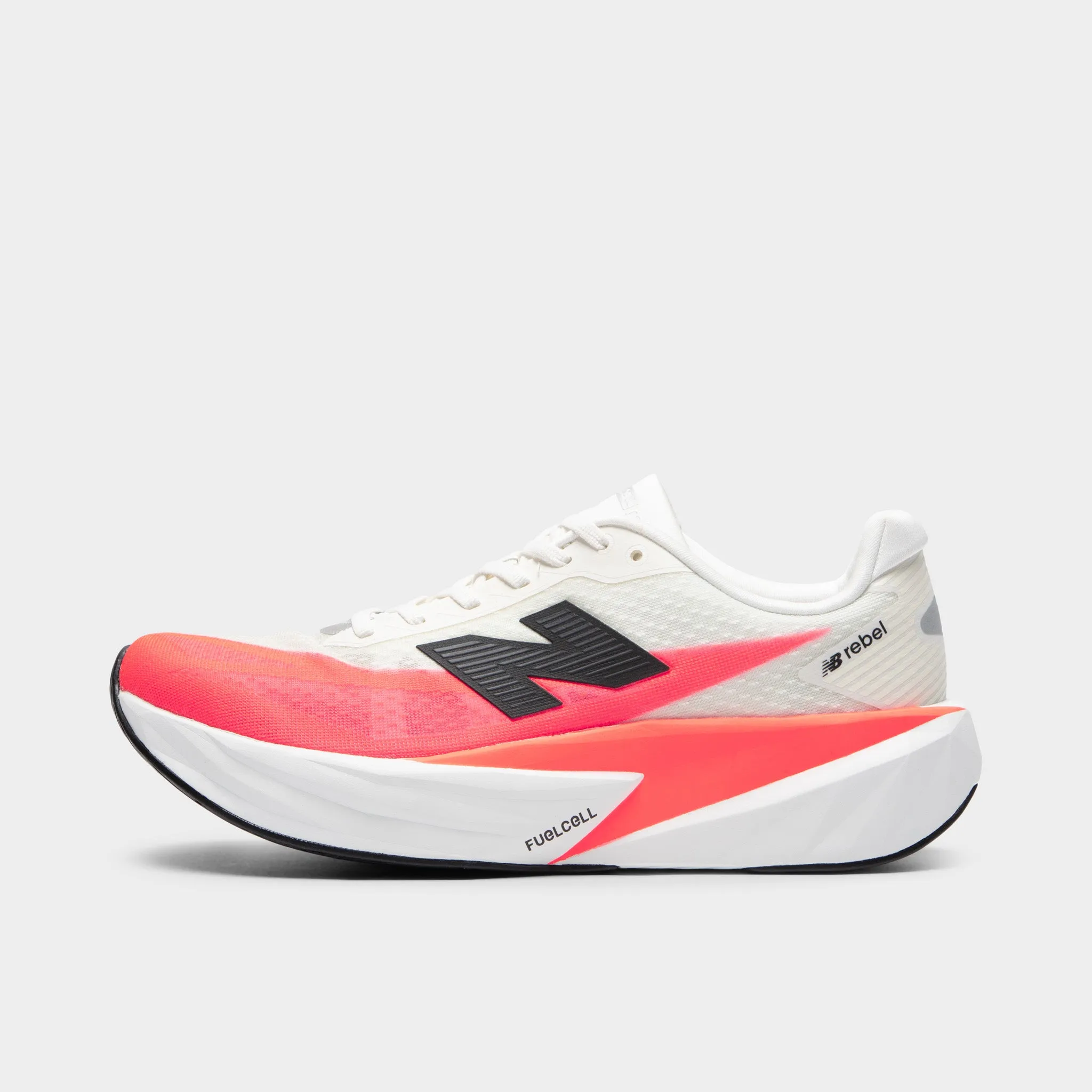 New Balance FuelCell Rebel v5 White / Pink Comfort Socks Comfort Driven Design