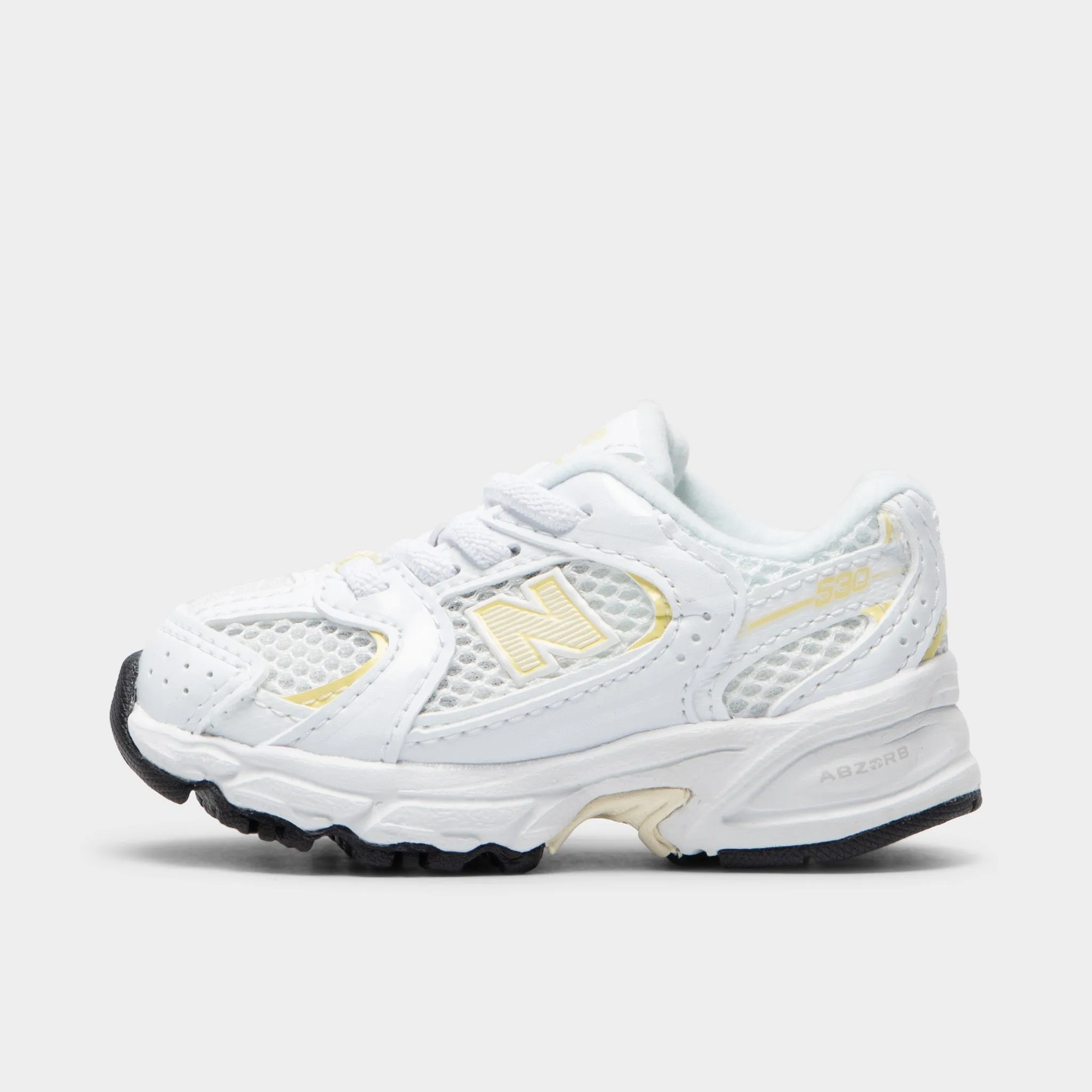 New Balance Infants' 530 White / Beige Thermoplastic Reinforcement