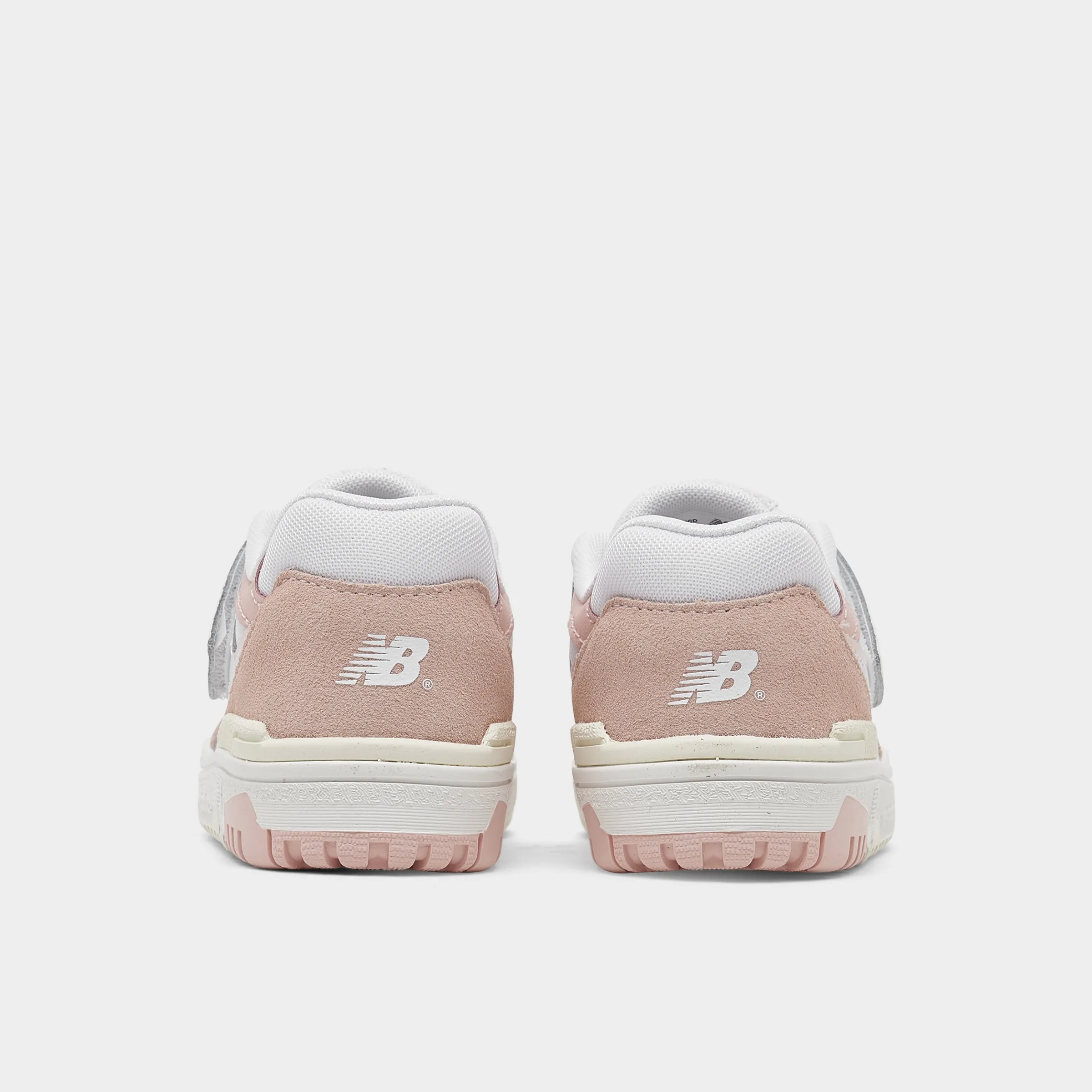 New Balance Infants' 550 White / Pink Haze Strategic Reinforcement Panels