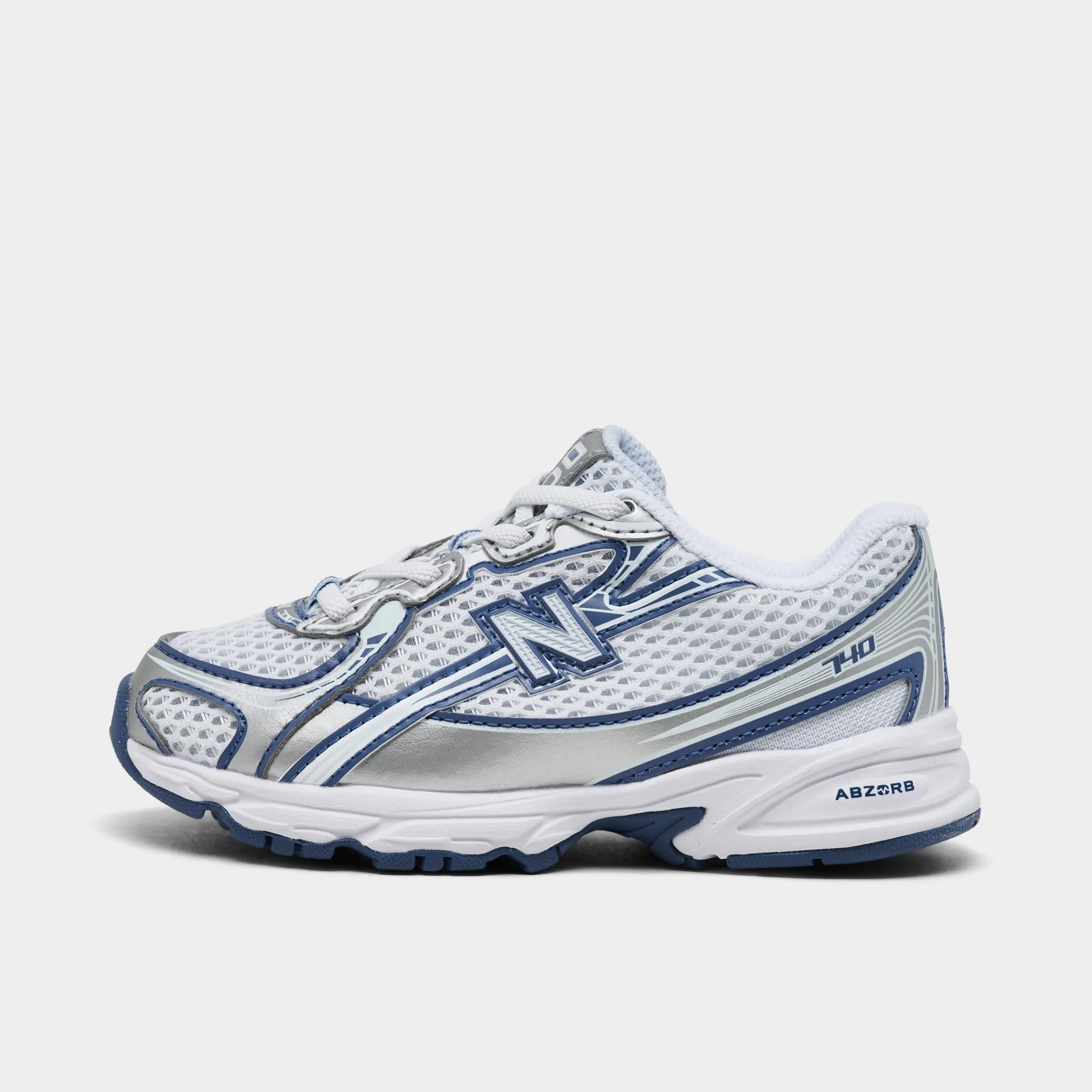 New Balance Infants' 740 White / Blue Quick Wear Minimalist Ride