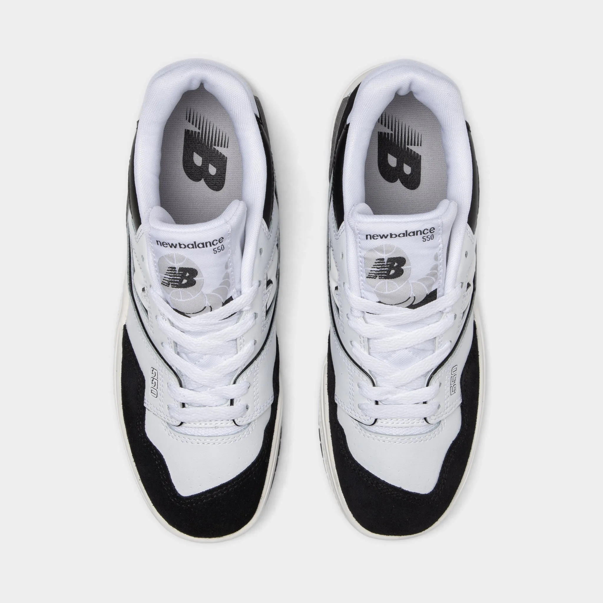 New Balance Junior Boys' GSB550CA White / Black Durable Support Cushioned Grip