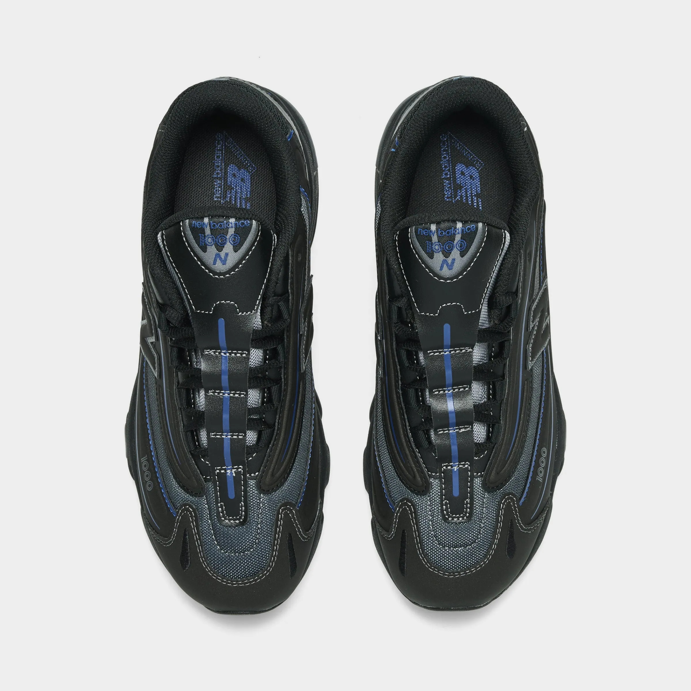 Fashion-forward materials New Balance Juniors' 1000 Black / Galaxy Blue