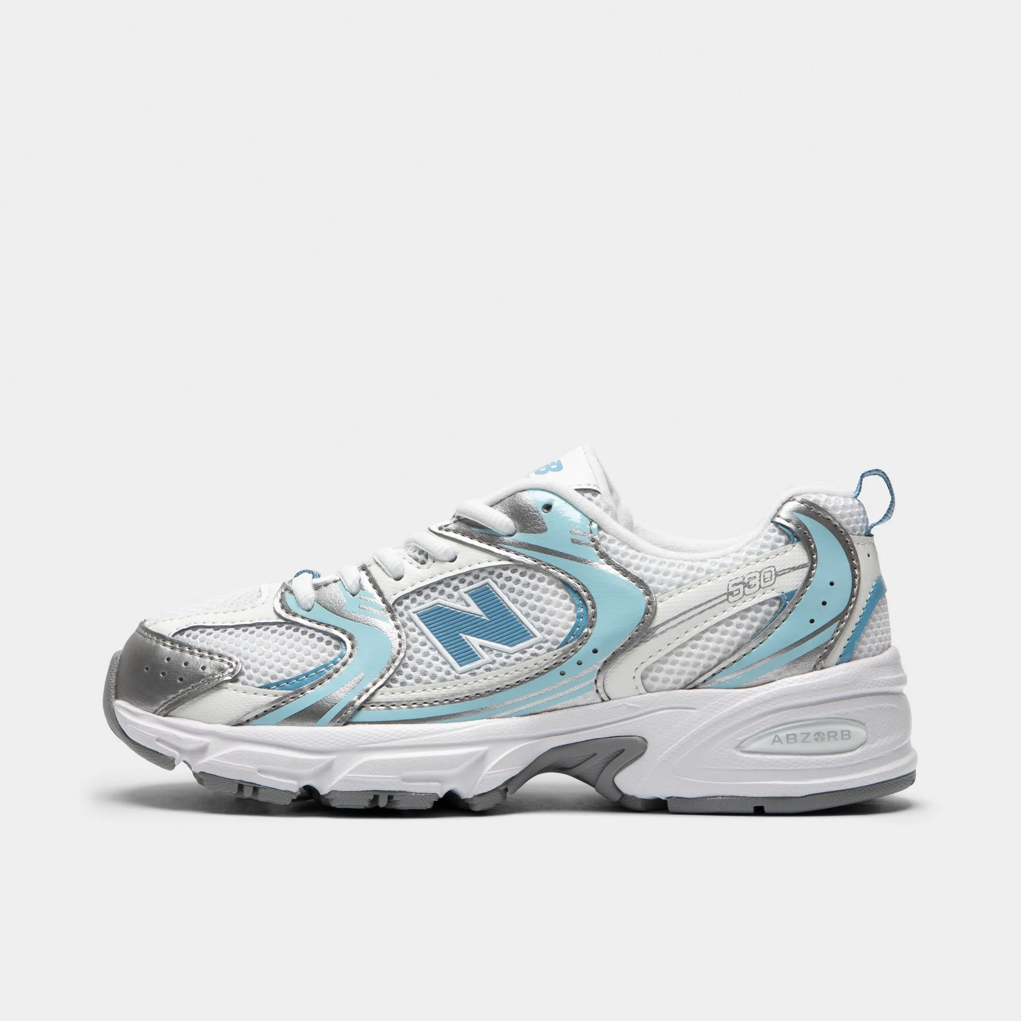 Lightweight Outsole Travel Fit New Balance Juniors' 530 Sea Salt / Still Water