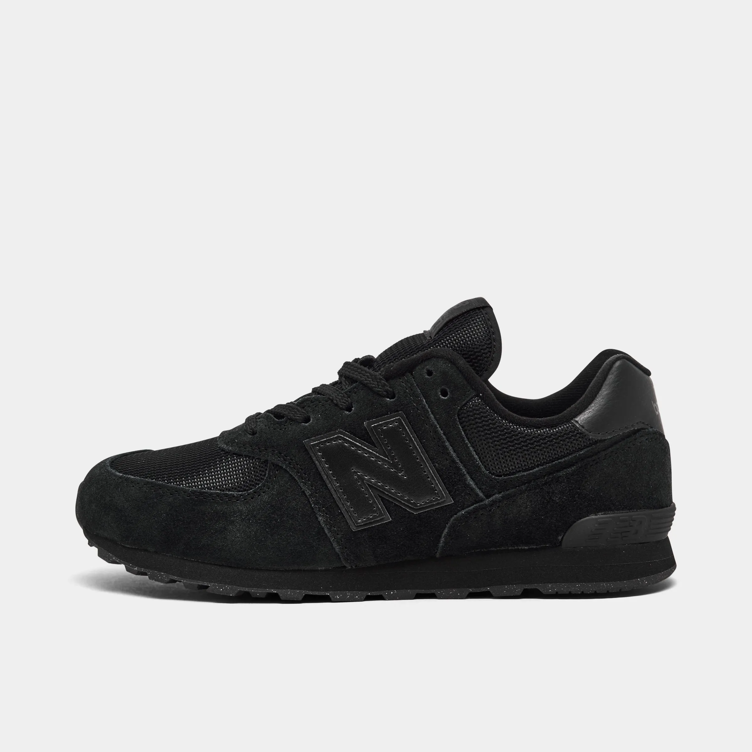 New Balance Juniors' 574 / Black Flexible TPU Shank