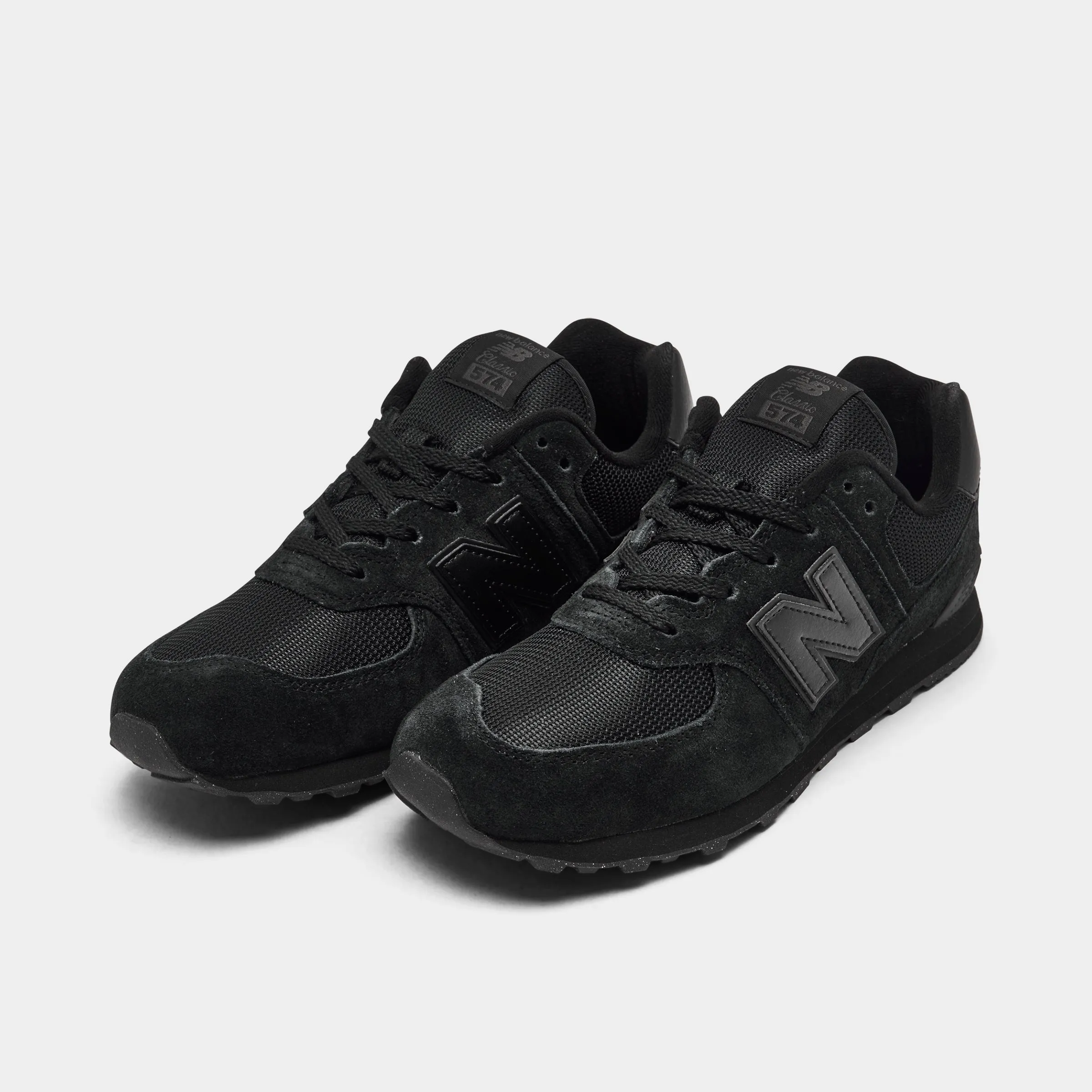 Endurance Run Square Toe New Balance Juniors' 574 / Black
