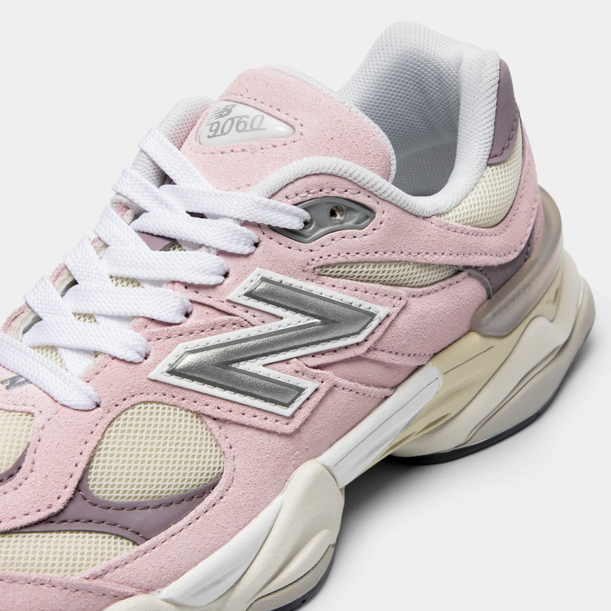 New Balance Juniors' 9060 Rose Sugar / Ice Wine Soft Zone Reinforced Seams