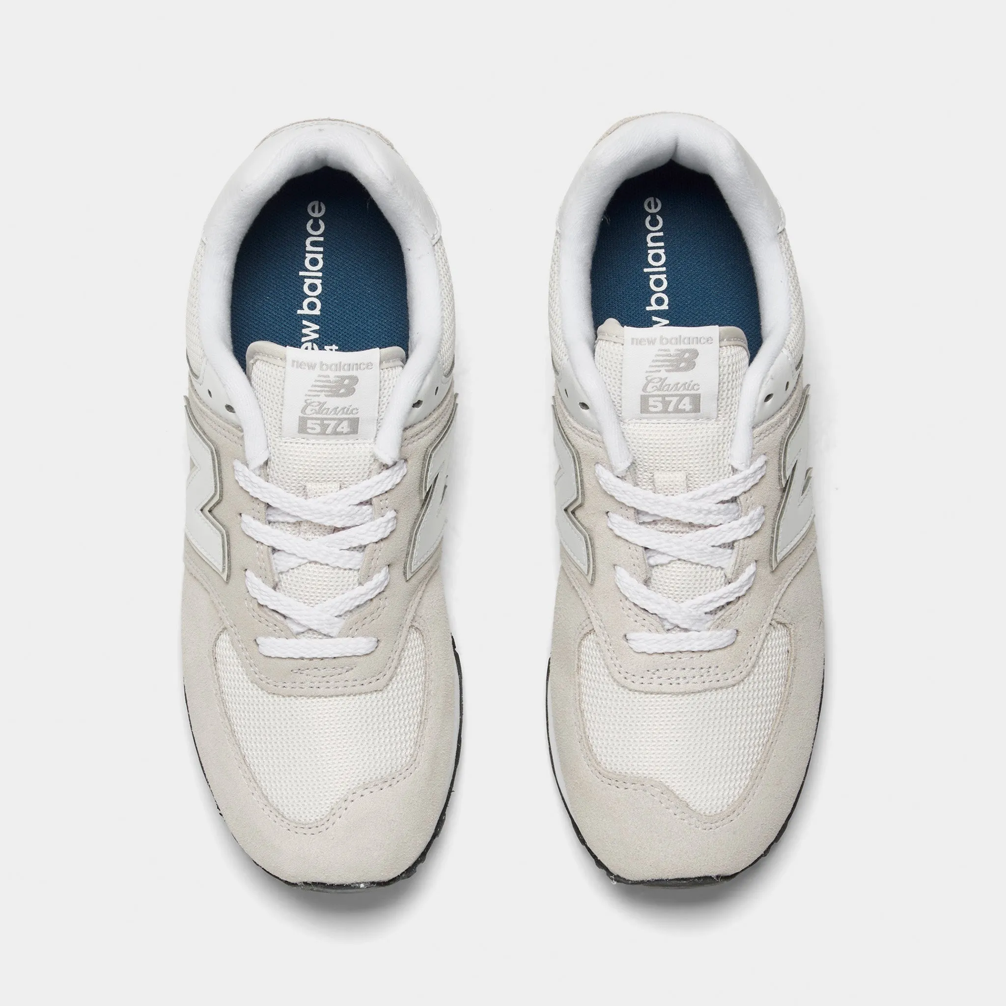 New Balance Juniors' GC574EVW Nimbus Cloud / White Grip Sole