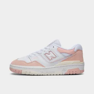 New Balance Juniors' GSB550CD White / Pink Haze Sneakers Modern Design Stability Support
