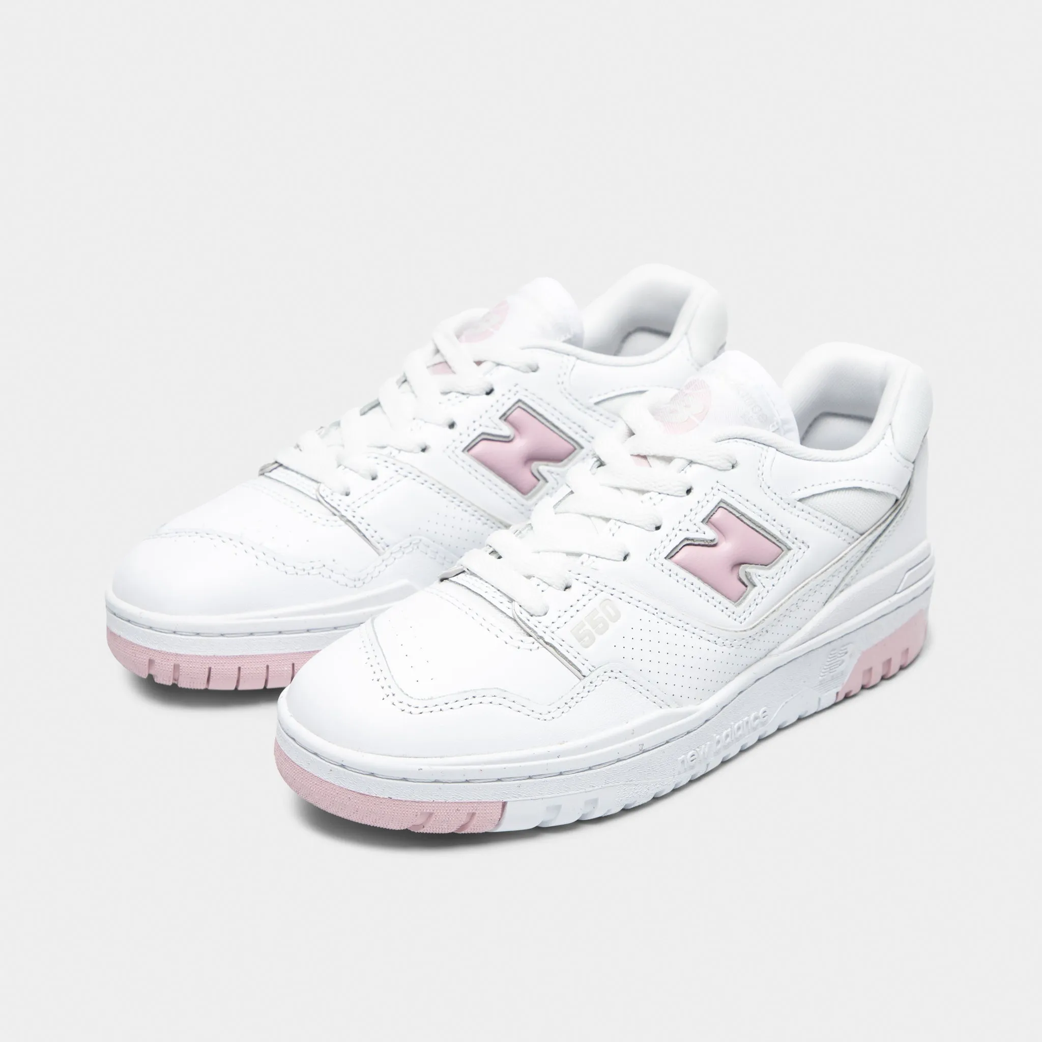 New Balance Women's 550 White / Twilight Haze windproof