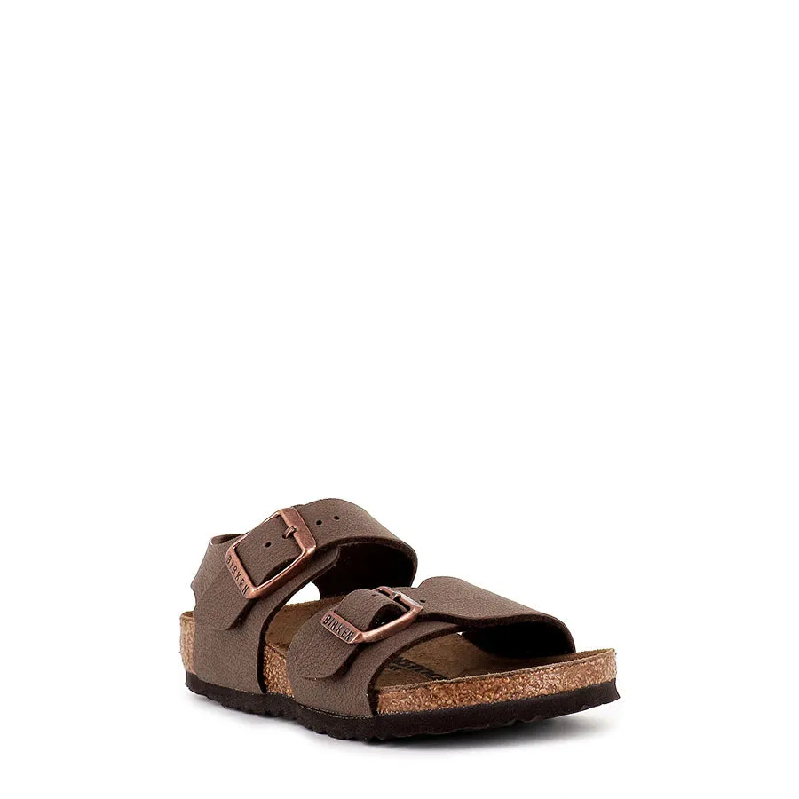 Wide fit NEW YORK KIDS BIRKIBUC NARROW - MOCCA