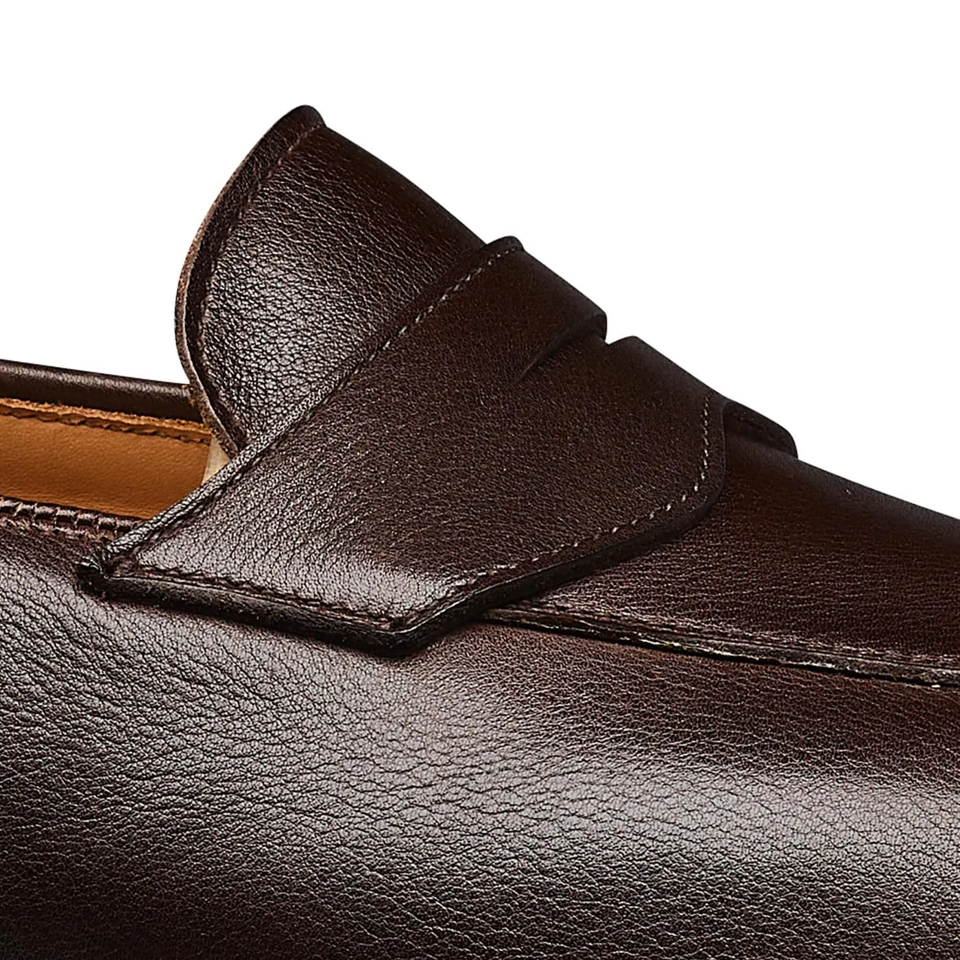Relaxed Style Nice Dark Brown Milled Calf