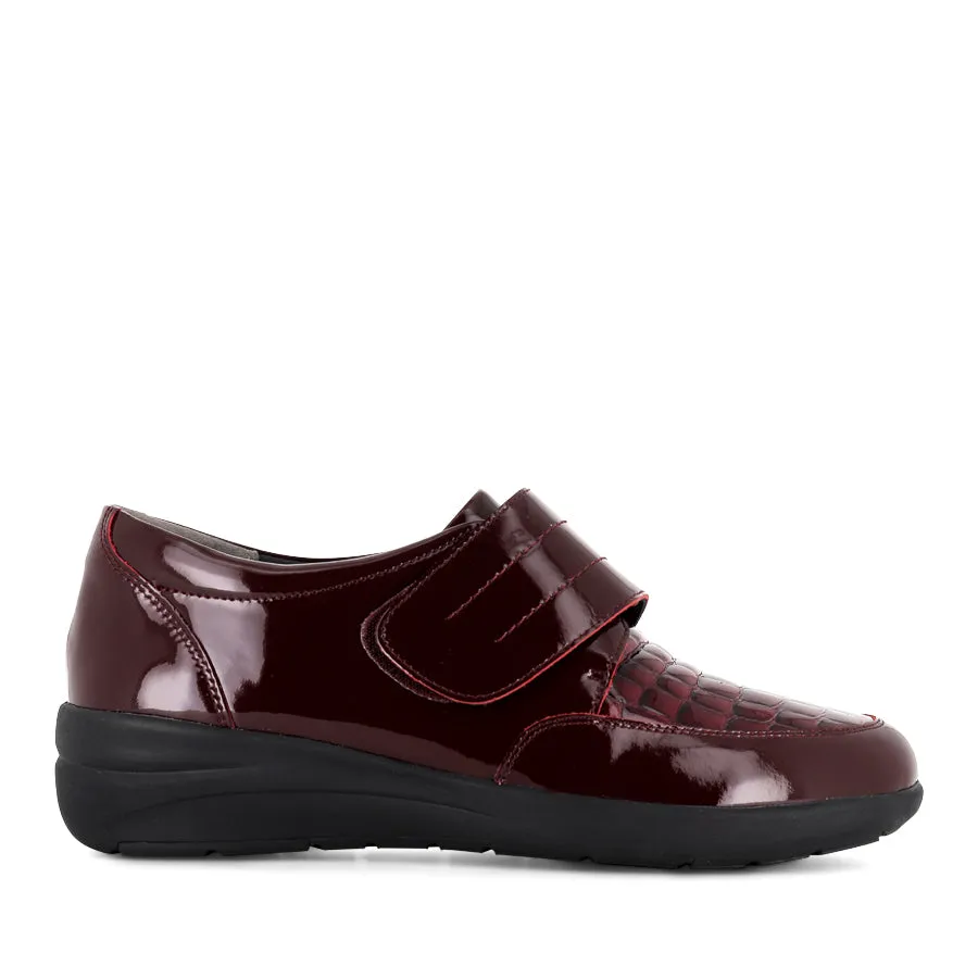 Layered Midsole Construction NIDAL W - BURGUNDY SHIRAZ MULTI