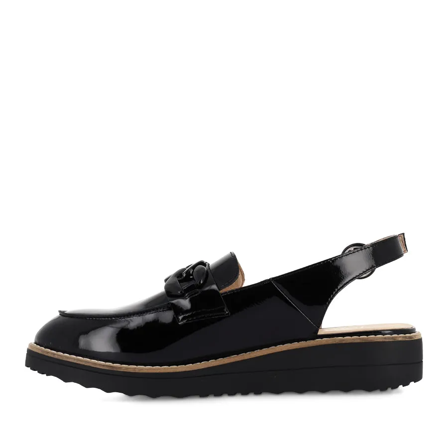 OFFAIRS - BLACK BLACK PATENT Food Walk Harbor Path