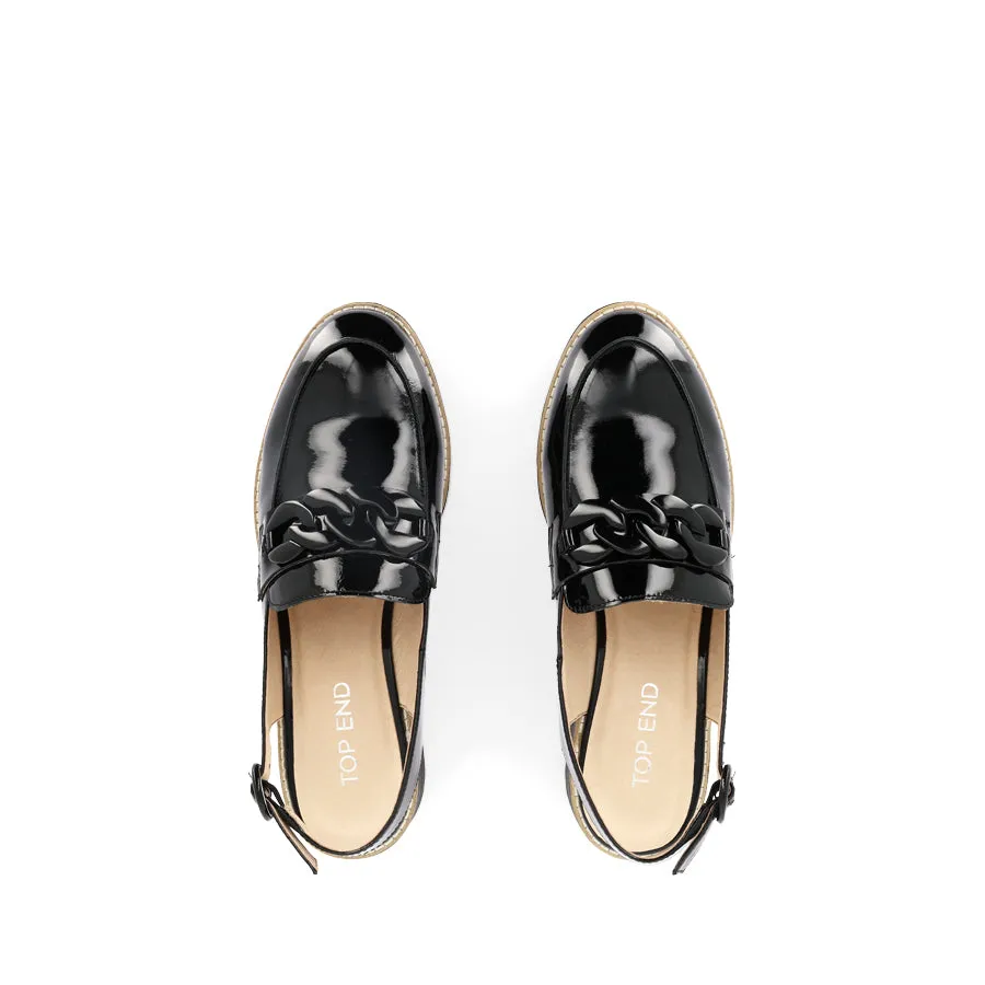 OFFAIRS - BLACK BLACK PATENT Soft Touch Soft Finish