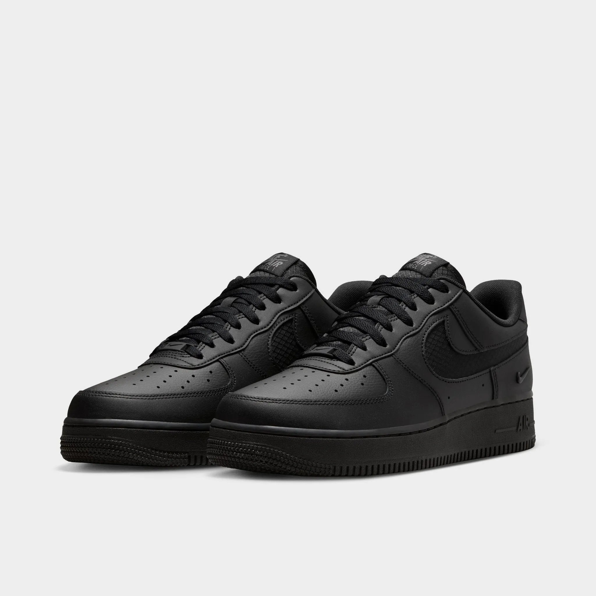 Nike Air Force 1 '07 LV8 Black / Black - Anthracite Safe Grip Abrasion Deflecting Overlays