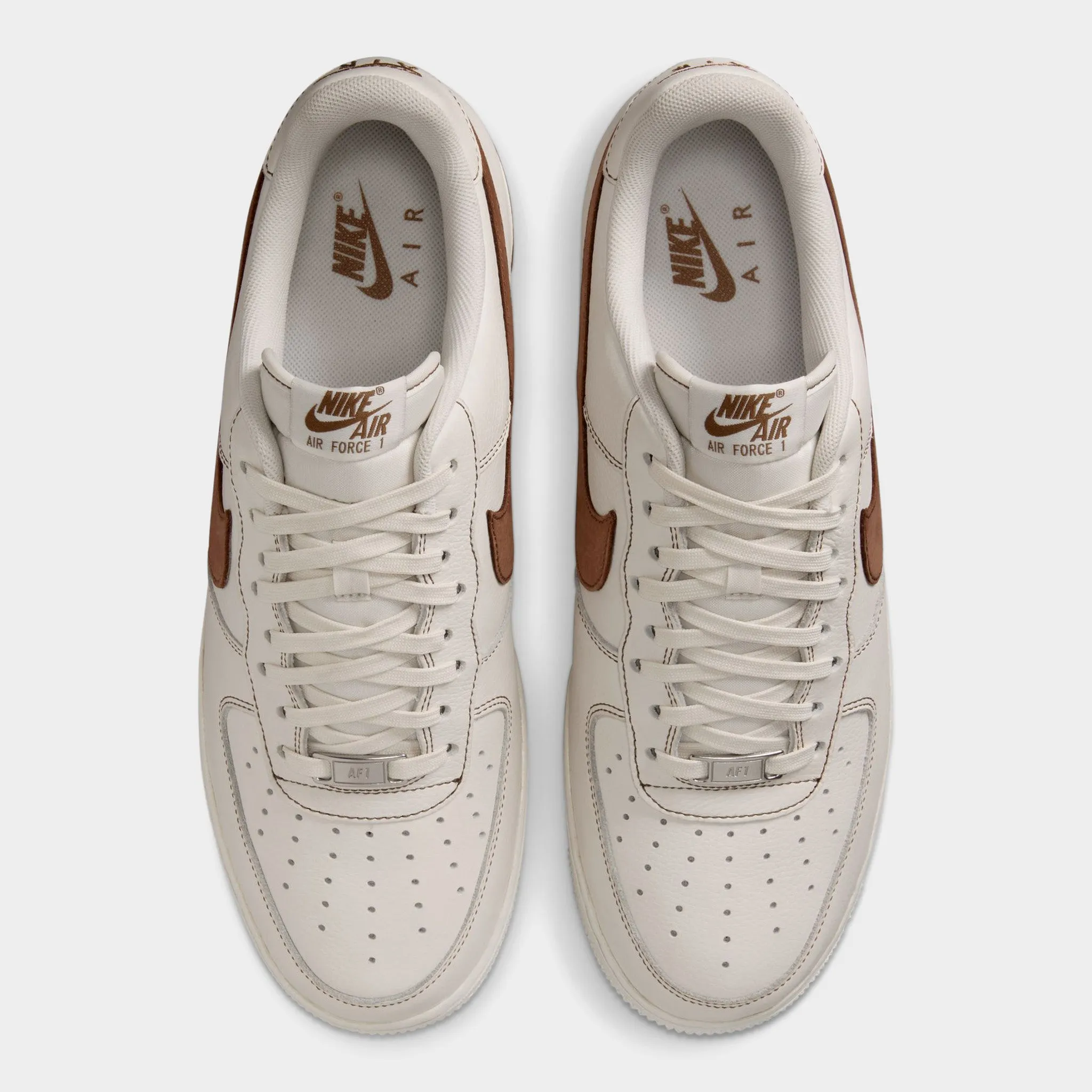 Nike Air Force 1 '07 LV8 Ivory / Saddle Brown Sneakers Versatile Use