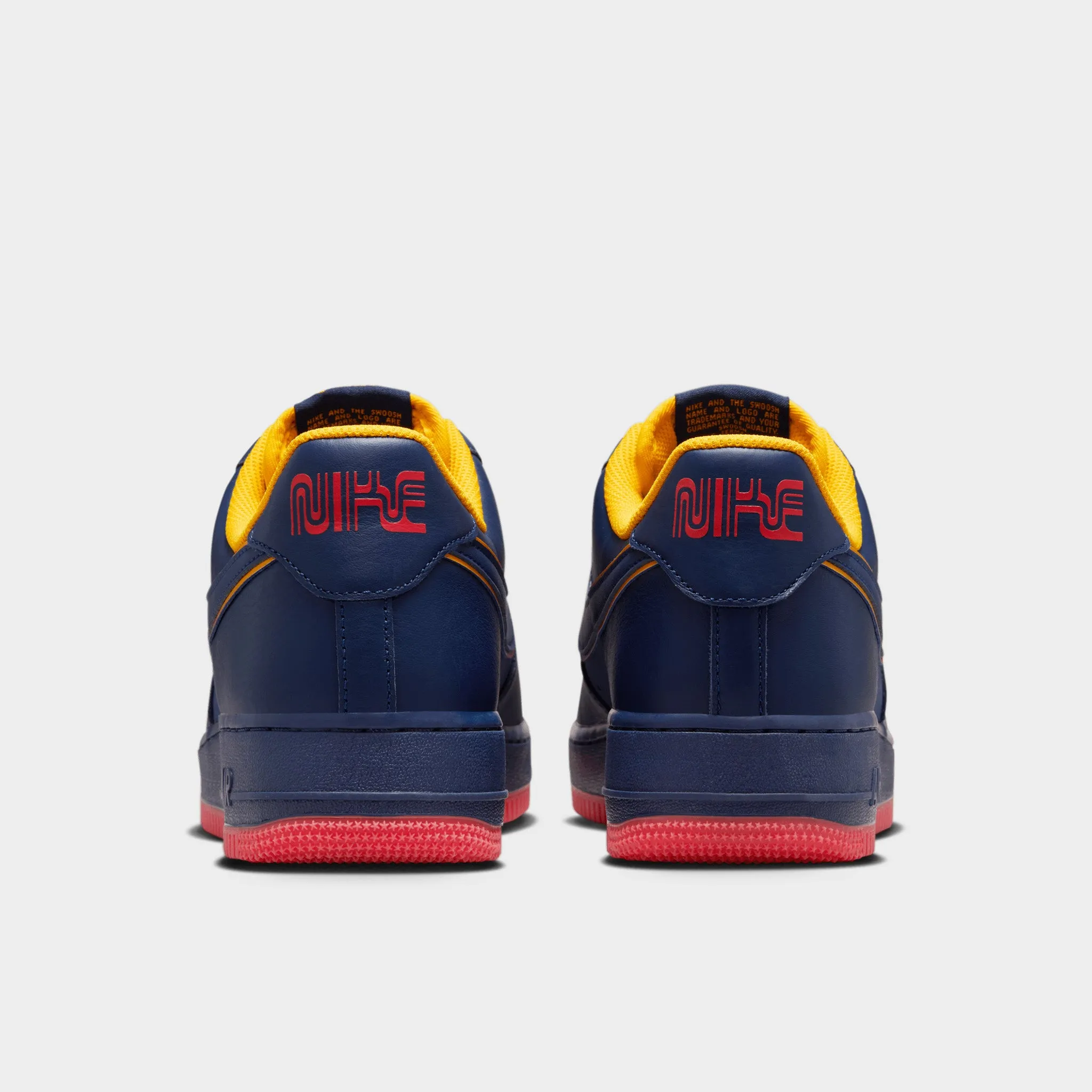 Nike Air Force 1 '07 LV8 Midnight Navy / Blue Void - Lt Crimson thrilling