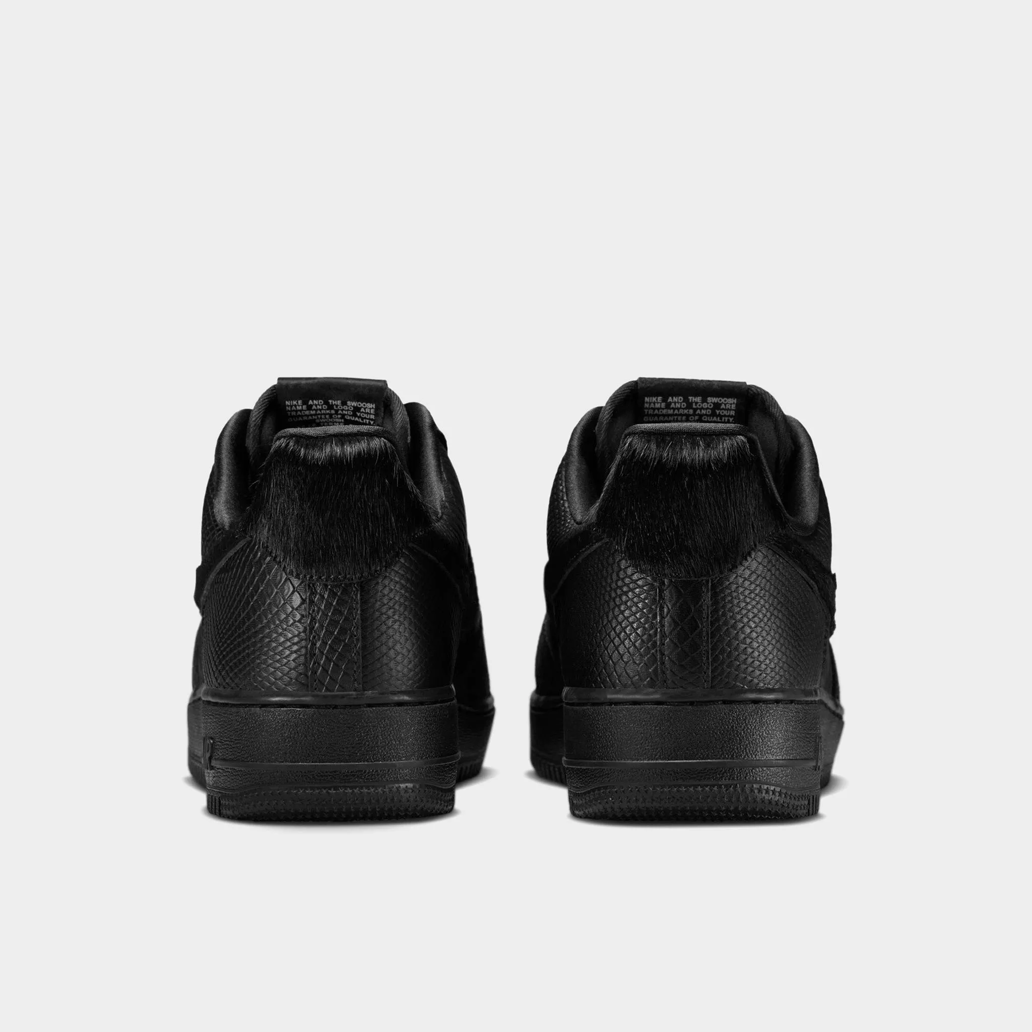Heel cradle Road Style Nike Air Force 1 '07 Lx Black / Black
