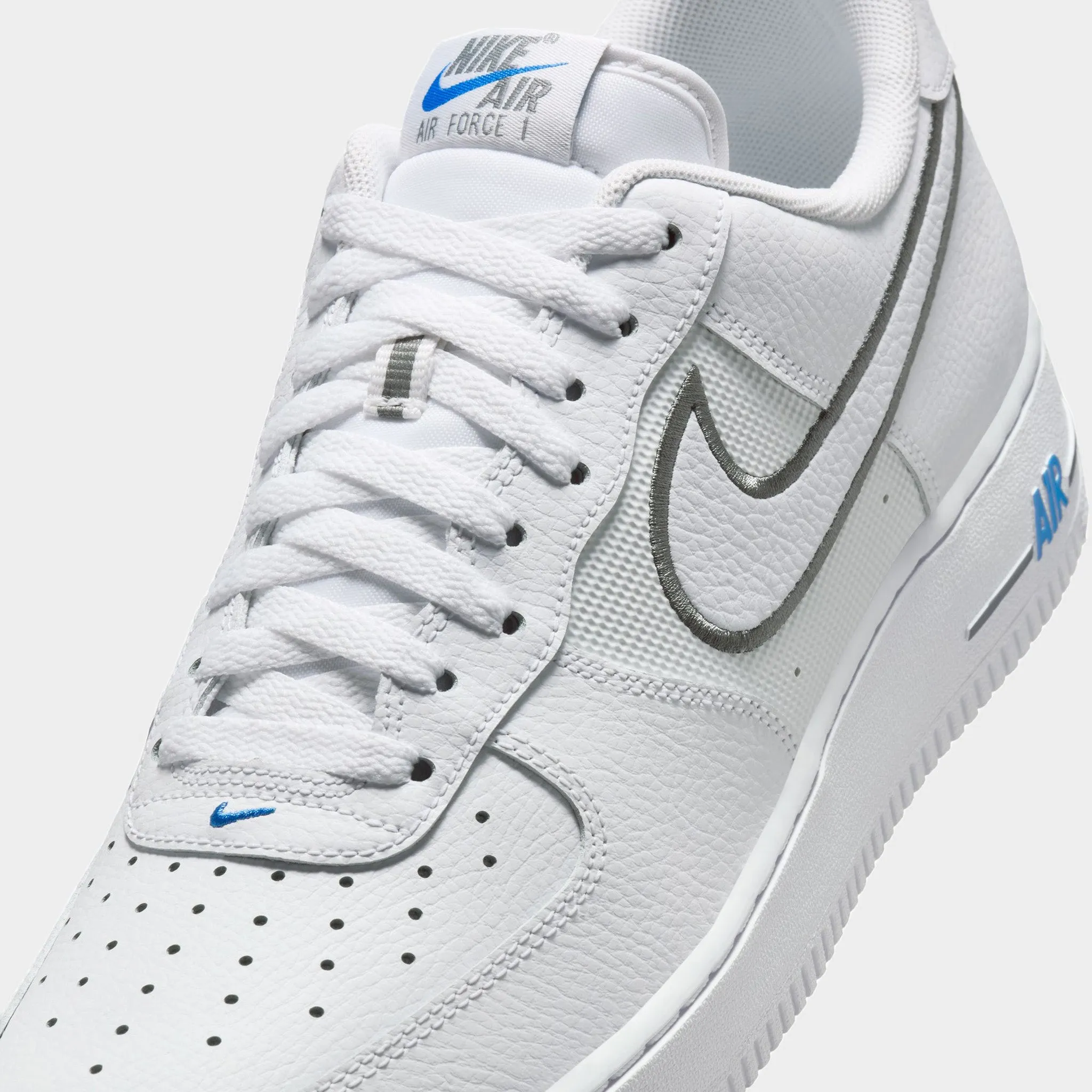 Nike Air Force 1 '07 White / Cool Grey - Photo Blue Motion Freedom