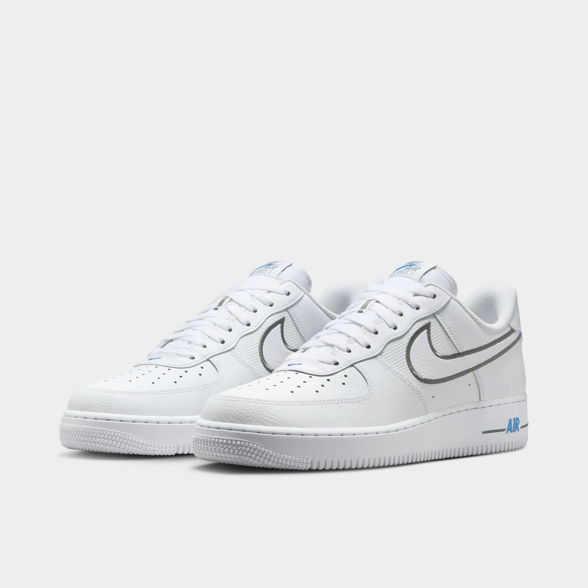 Nike Air Force 1 '07 White / Cool Grey - Photo Blue Amazing captivating