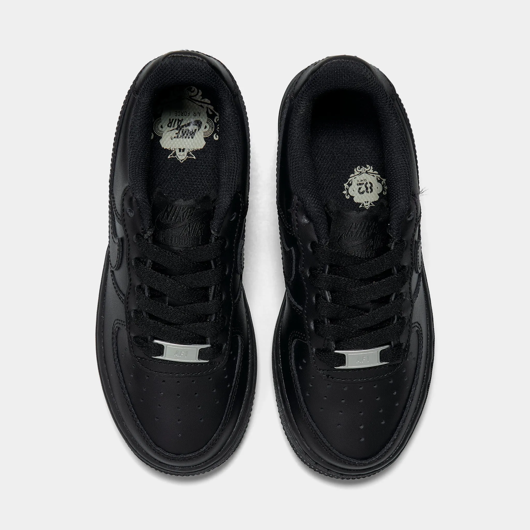 Nike Air Force 1 LE GS Black / Black - Black Dynamic Heel Counter