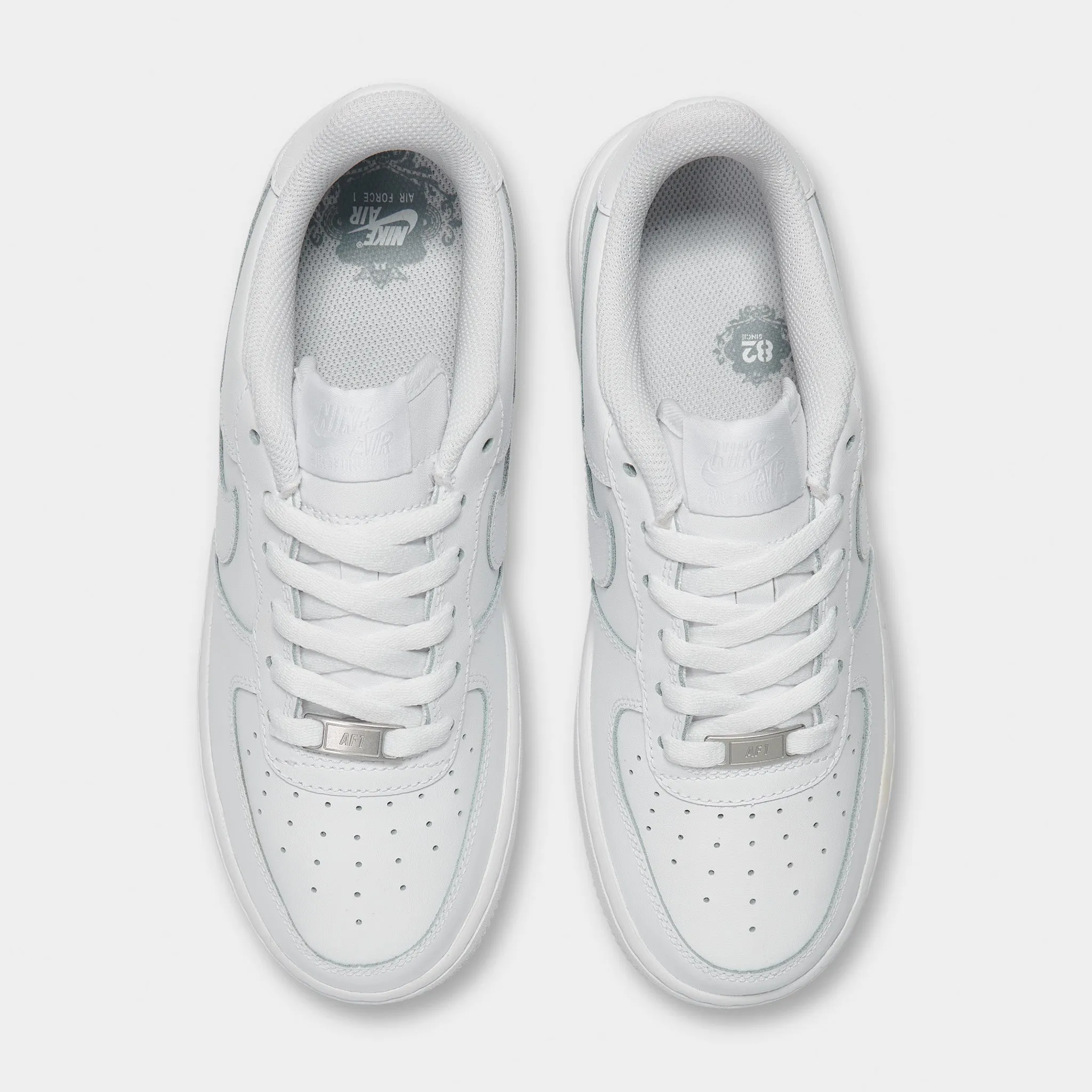 Nike Air Force 1 LE GS / White Airflow Mesh Panels Everyday Flex