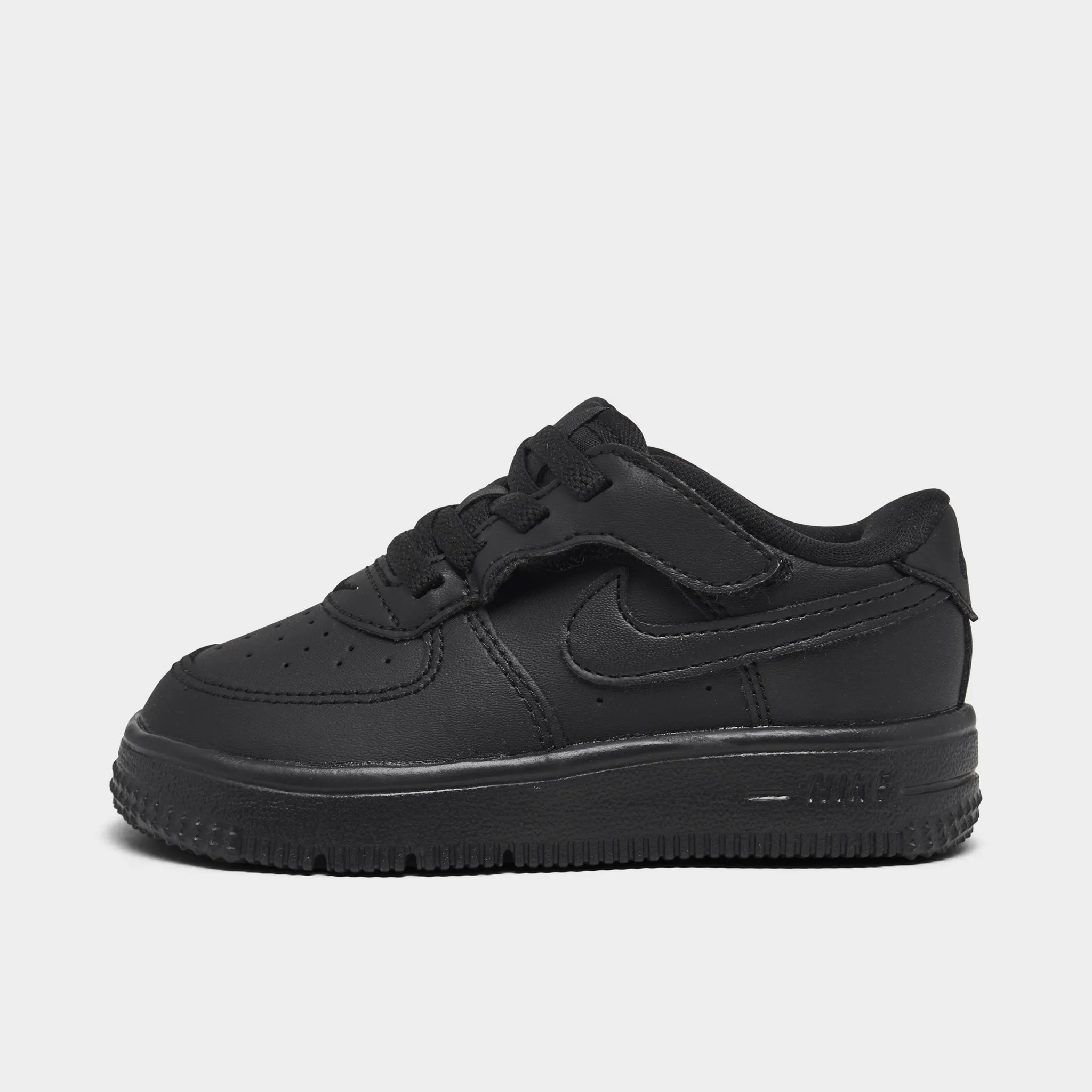 Nike Air Force 1 Low Easyon TD Black / Black Hyper Breathable Fabric Compression Molded Midfoot