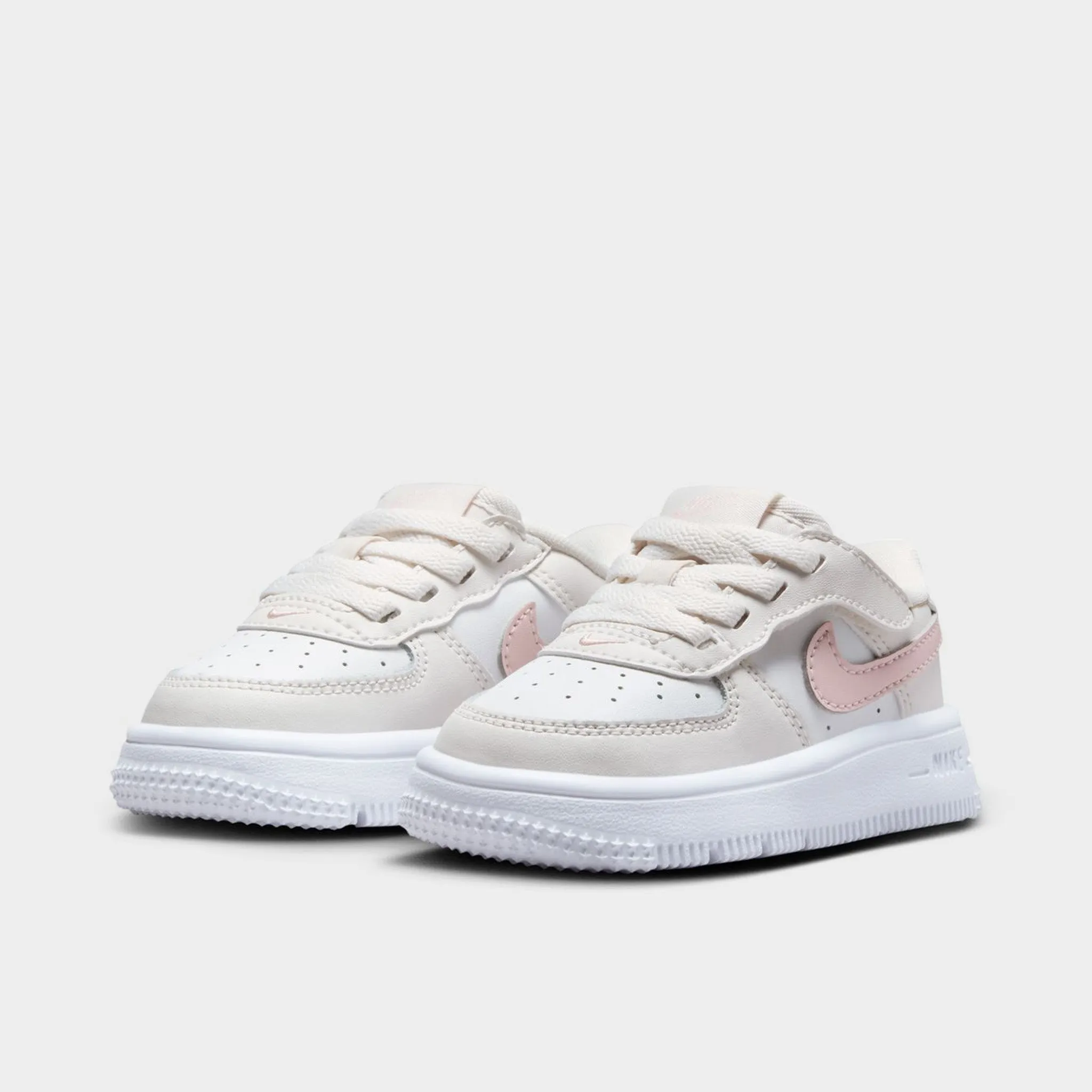 beach - style quietest Nike Air Force 1 Low EasyOn TD Phantom / Echo Pink - Summit White