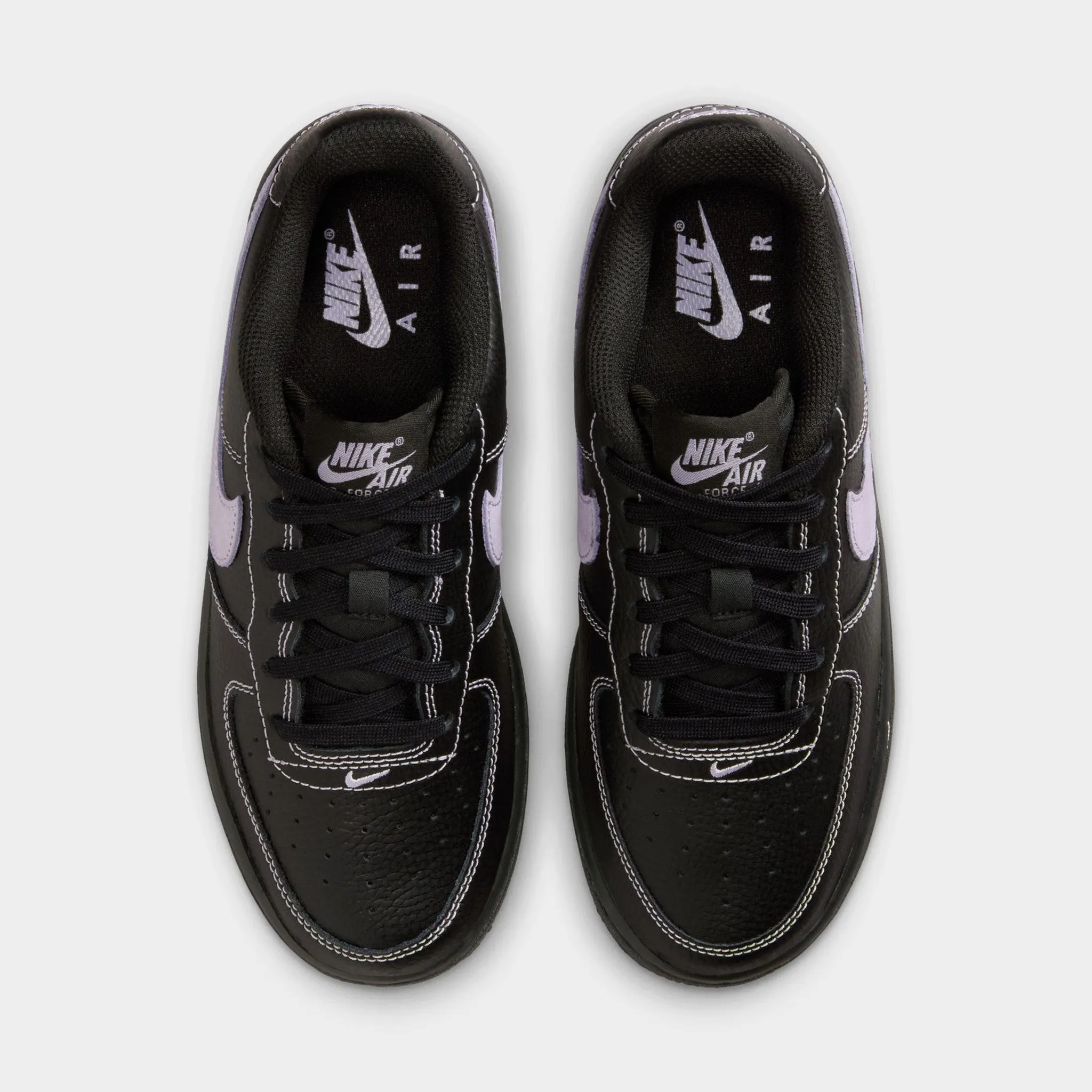 Nike Air Force 1 LV8 GS Black / Hydrangeas All Time