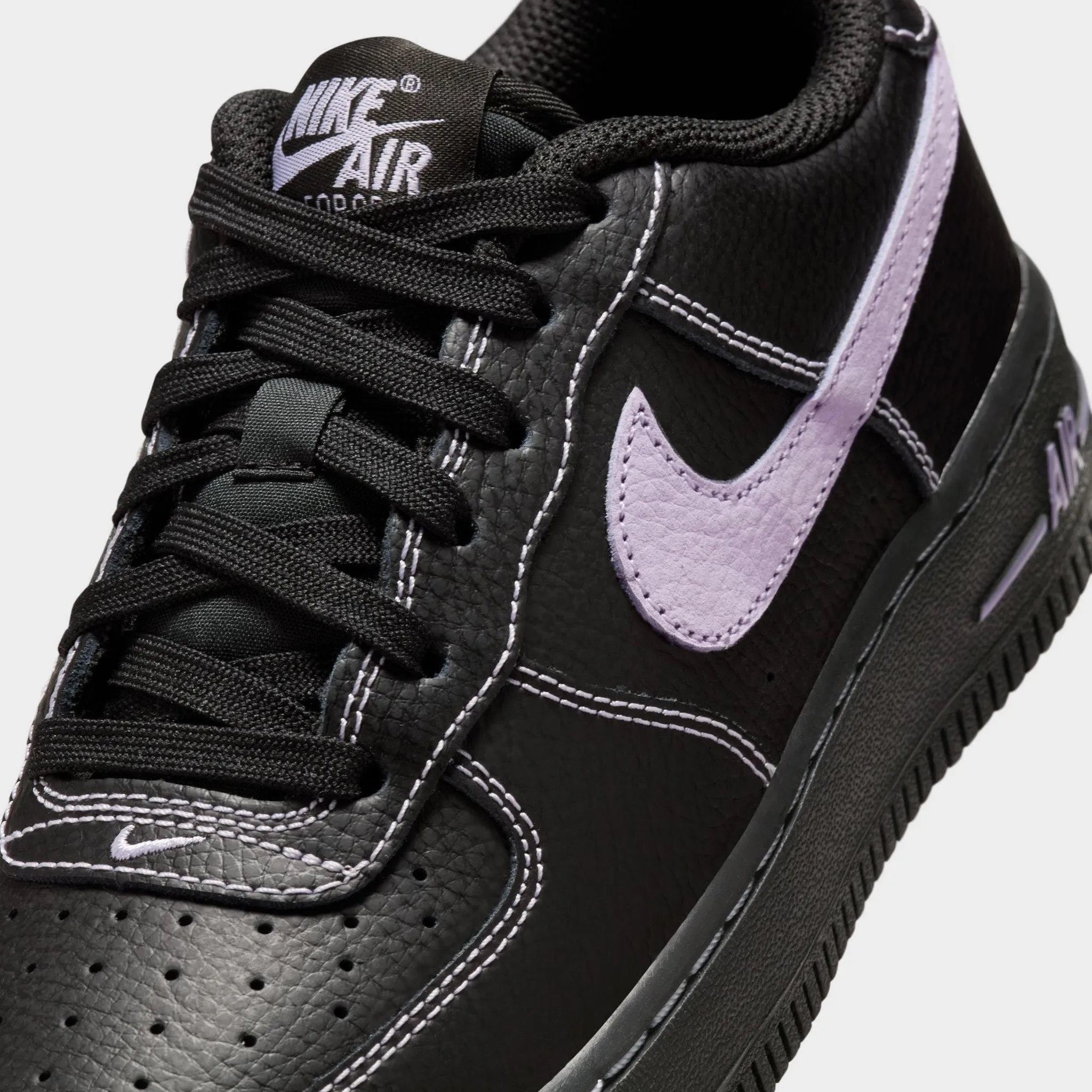 Daily Step Balanced Base Nike Air Force 1 LV8 GS Black / Hydrangeas