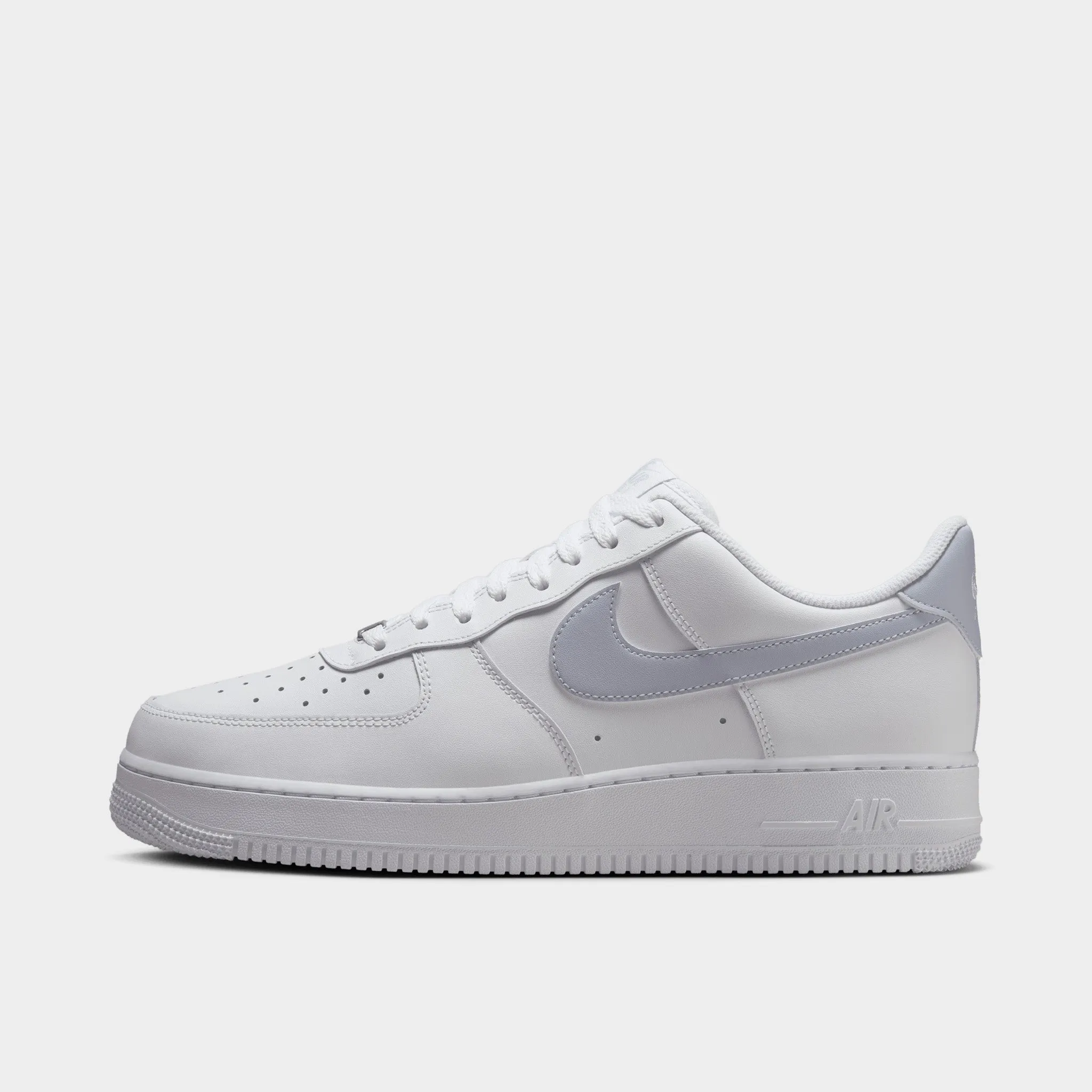 Nike Air Force 1 White / Grey / White Shock-absorbent cushioning