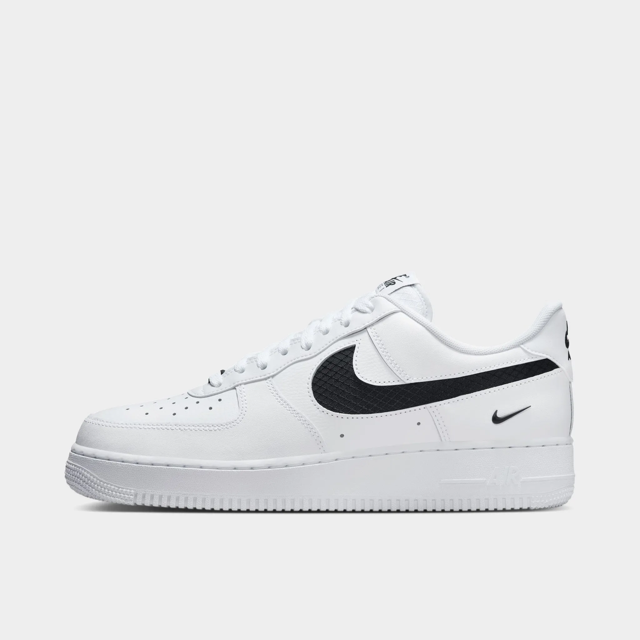 Nike Air Force 107 LV8 White / Black - Anthracite Lace Up Style classic tone