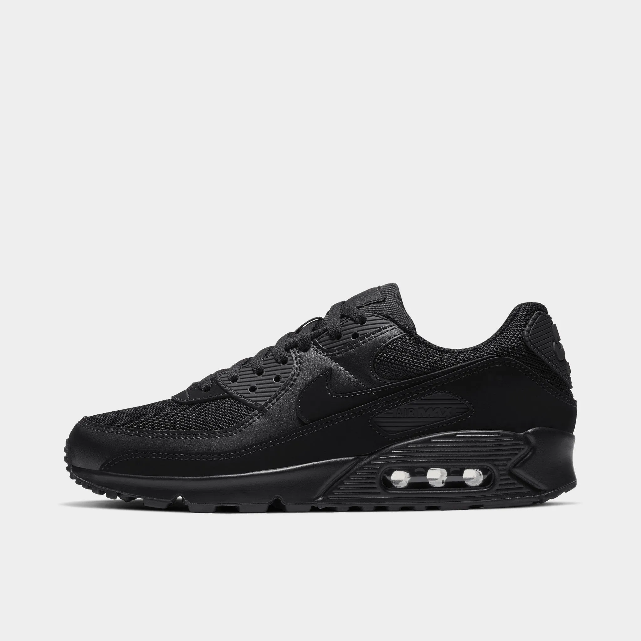 Nike Air Max 90 Black / Black - Black Shock-absorbent flexibility Stretchable