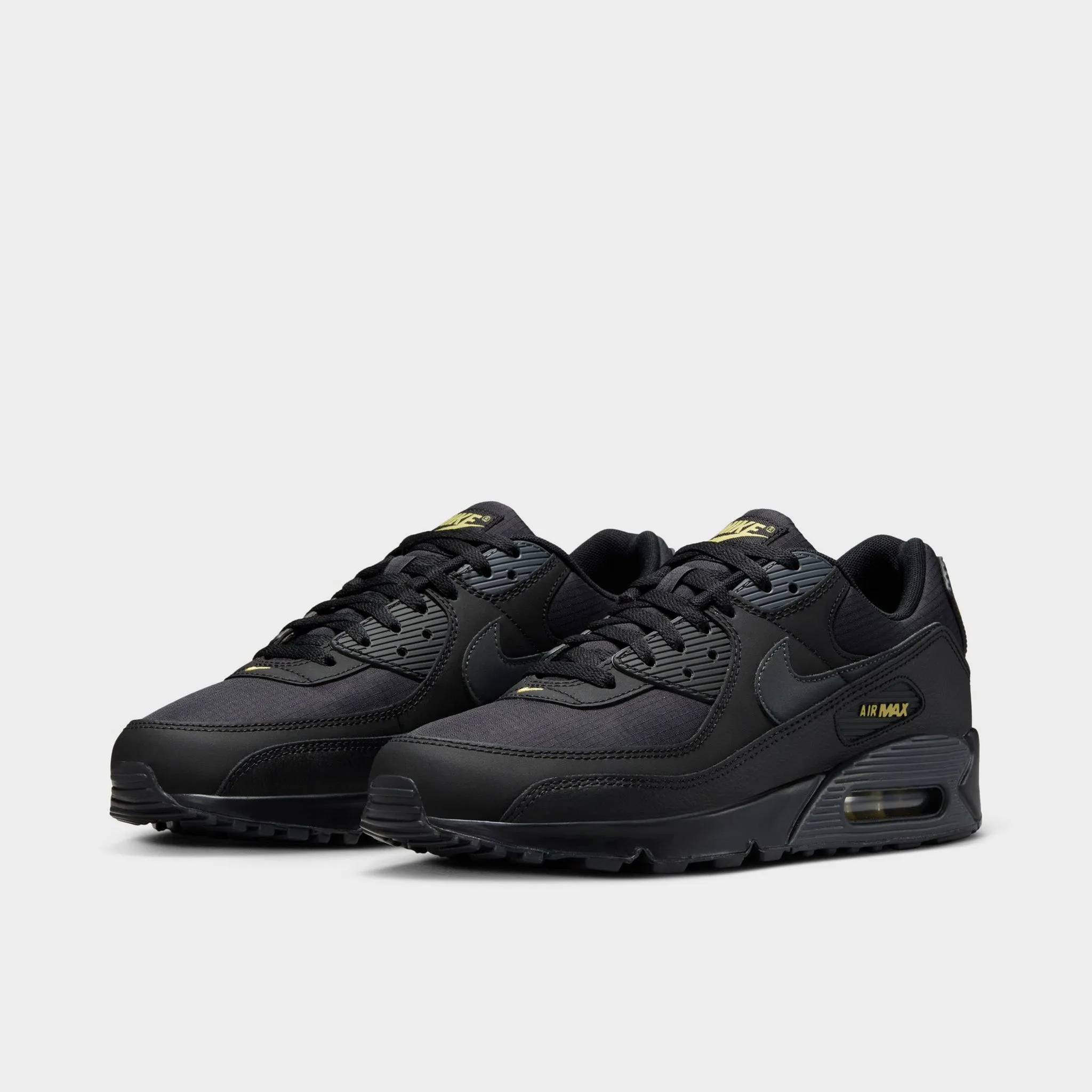 Breathable soles Nike Air Max 90 Black / Buff Gold - Anthracite