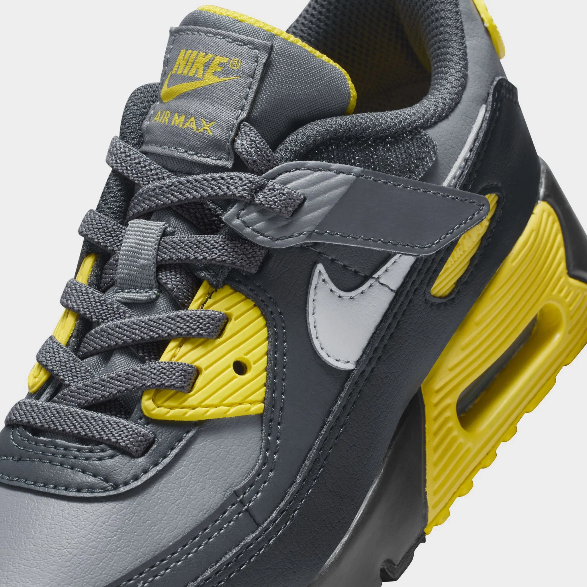 Glam silhouette warm - weather shoes Nike Air Max 90 Easy On PS Lightening / Light Silver - Smoke Grey