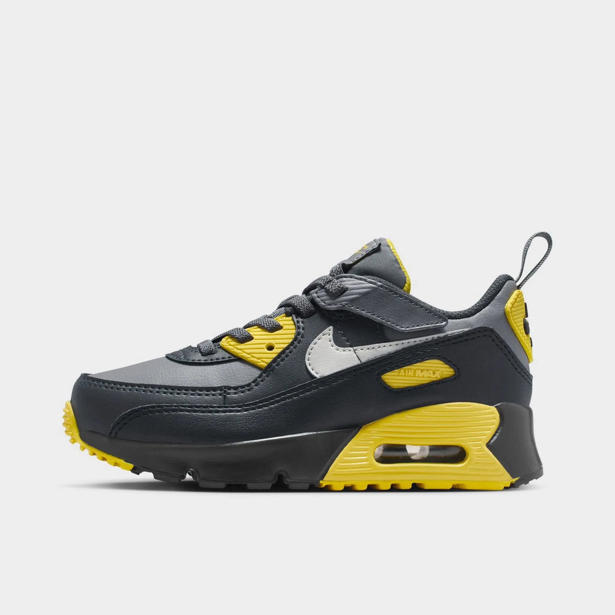 Endurance Style. AntiFriction Nike Air Max 90 Easy On PS Lightening / Light Silver - Smoke Grey