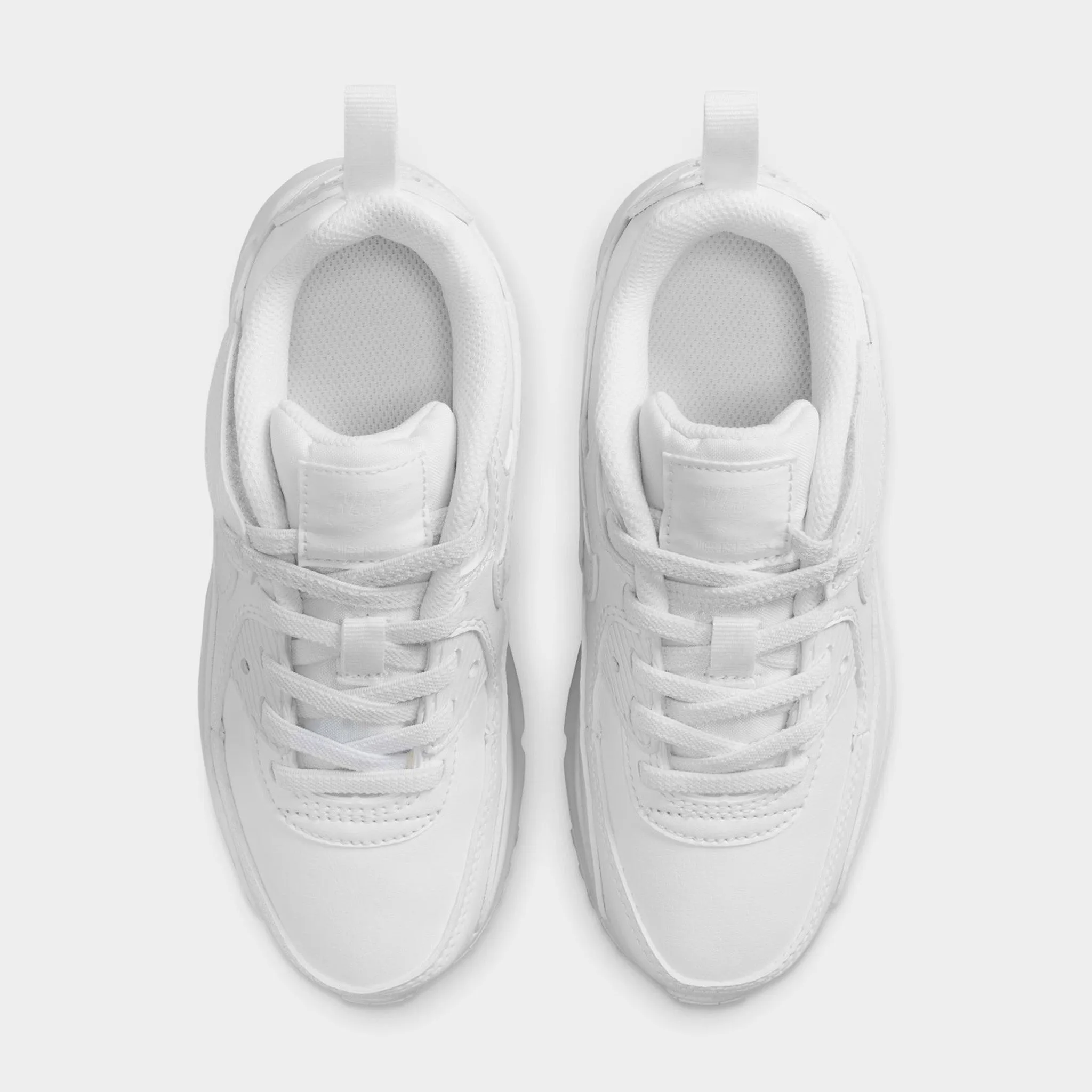 Nike Air Max 90 Easyon PS White / Metallic Silver Anti Slip Insole Jumping Support