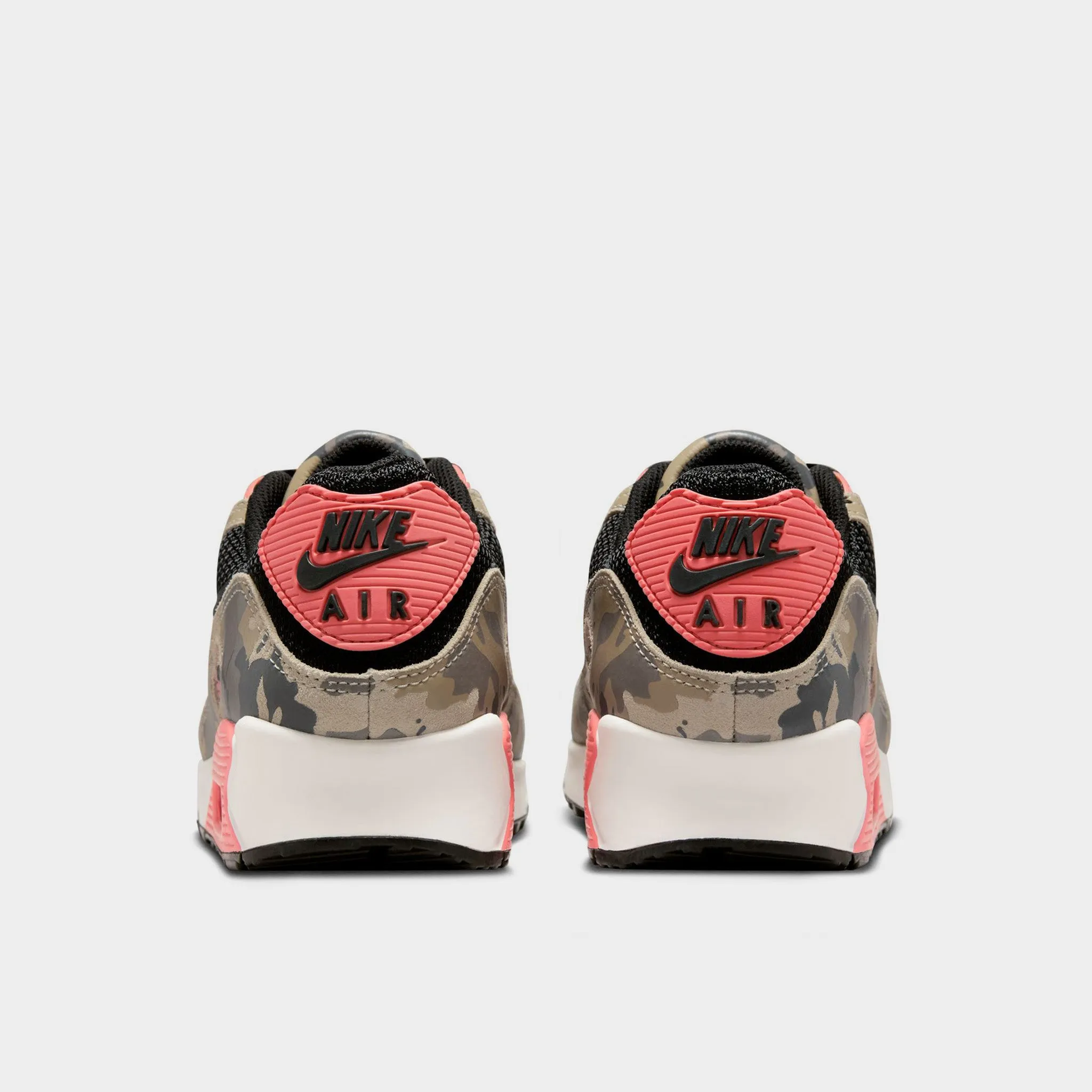Comfortable Forefoot Ventilation Panels Nike Air Max 90 PRM Light Khaki / Black - Magic Ember