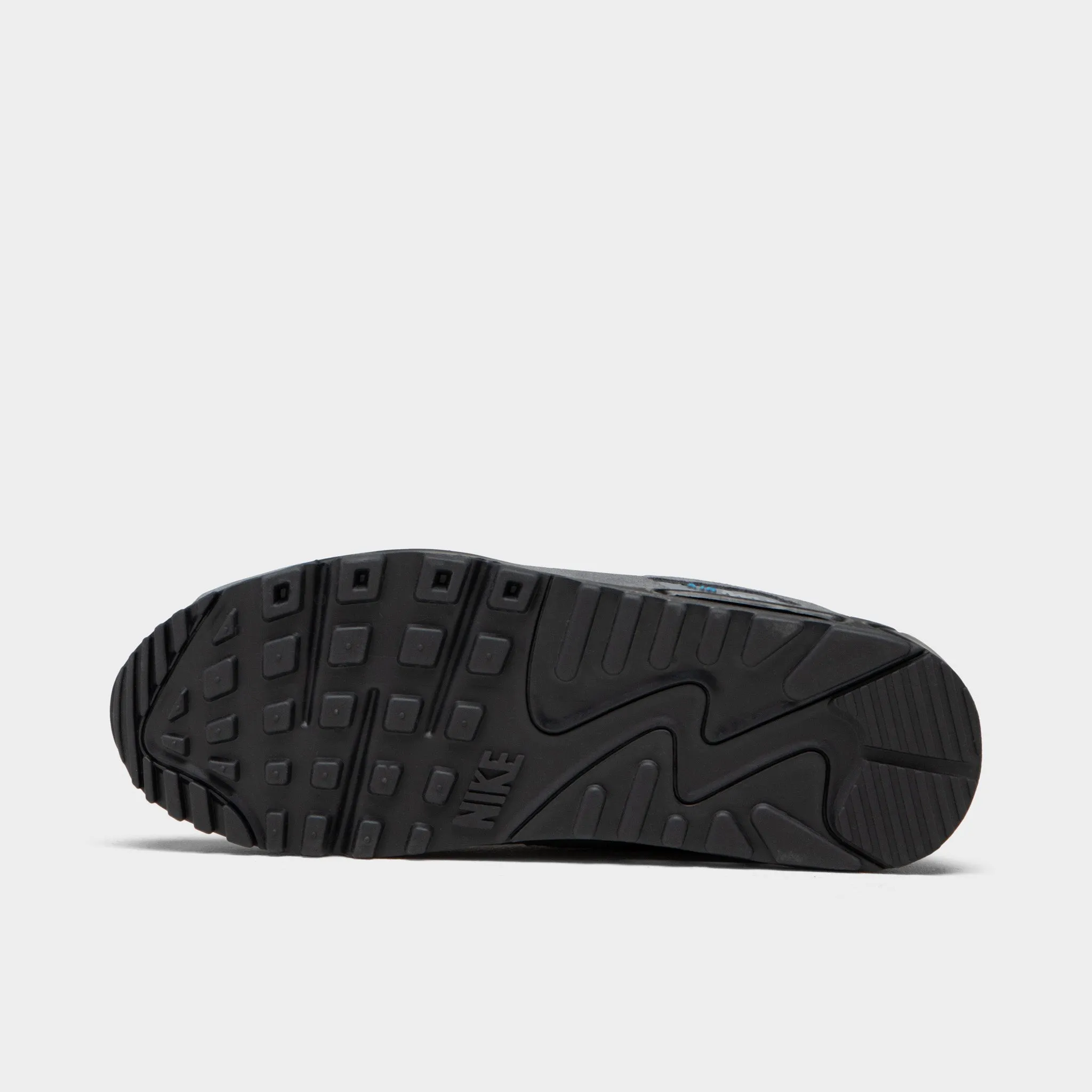 Nike Air Max 90 Smoke Grey / Light Photo Blue - Metallic Silver Comfortable Running Commuter Style