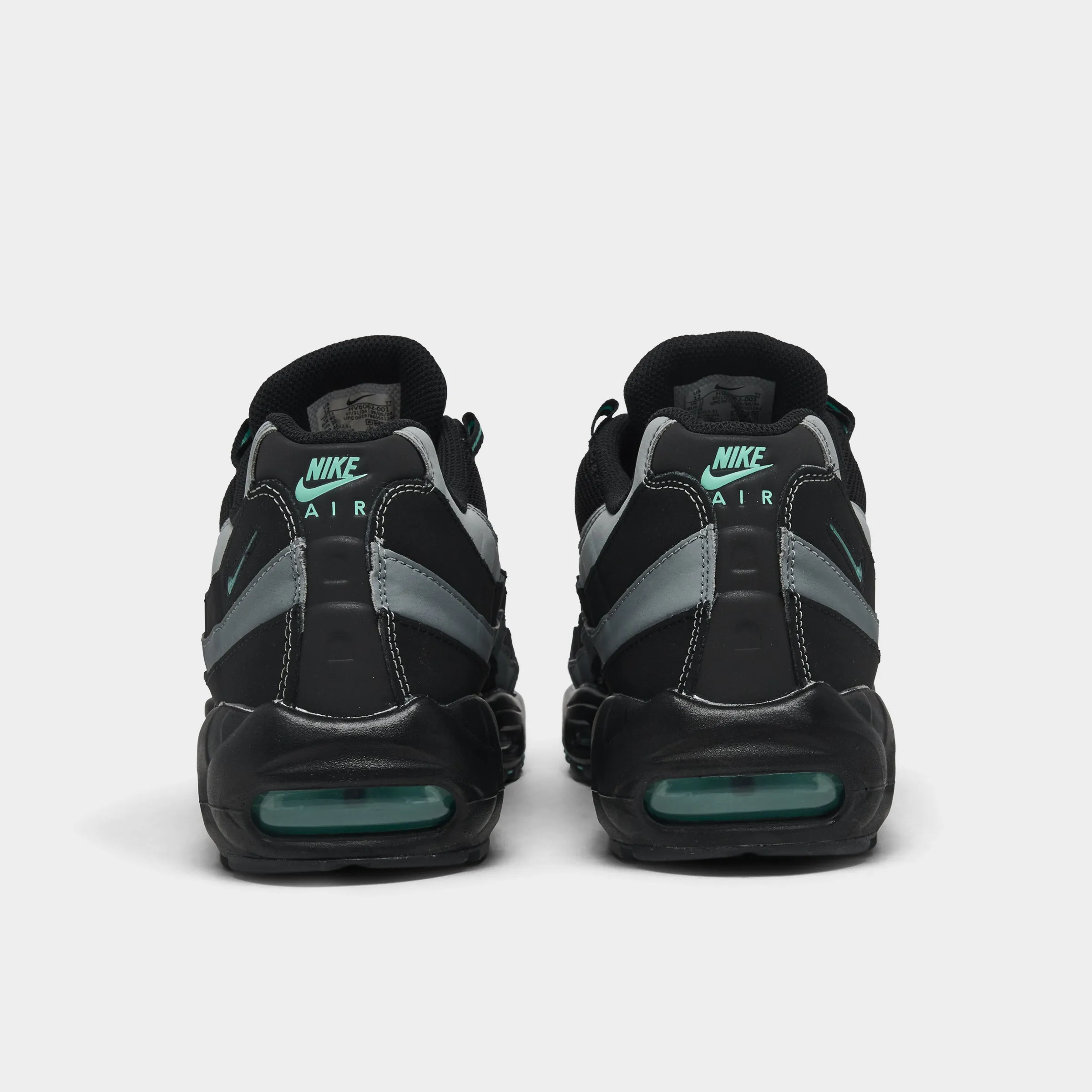 Comfortable Straps Nike Air Max 95 Black / Aurora Green - Cool Grey