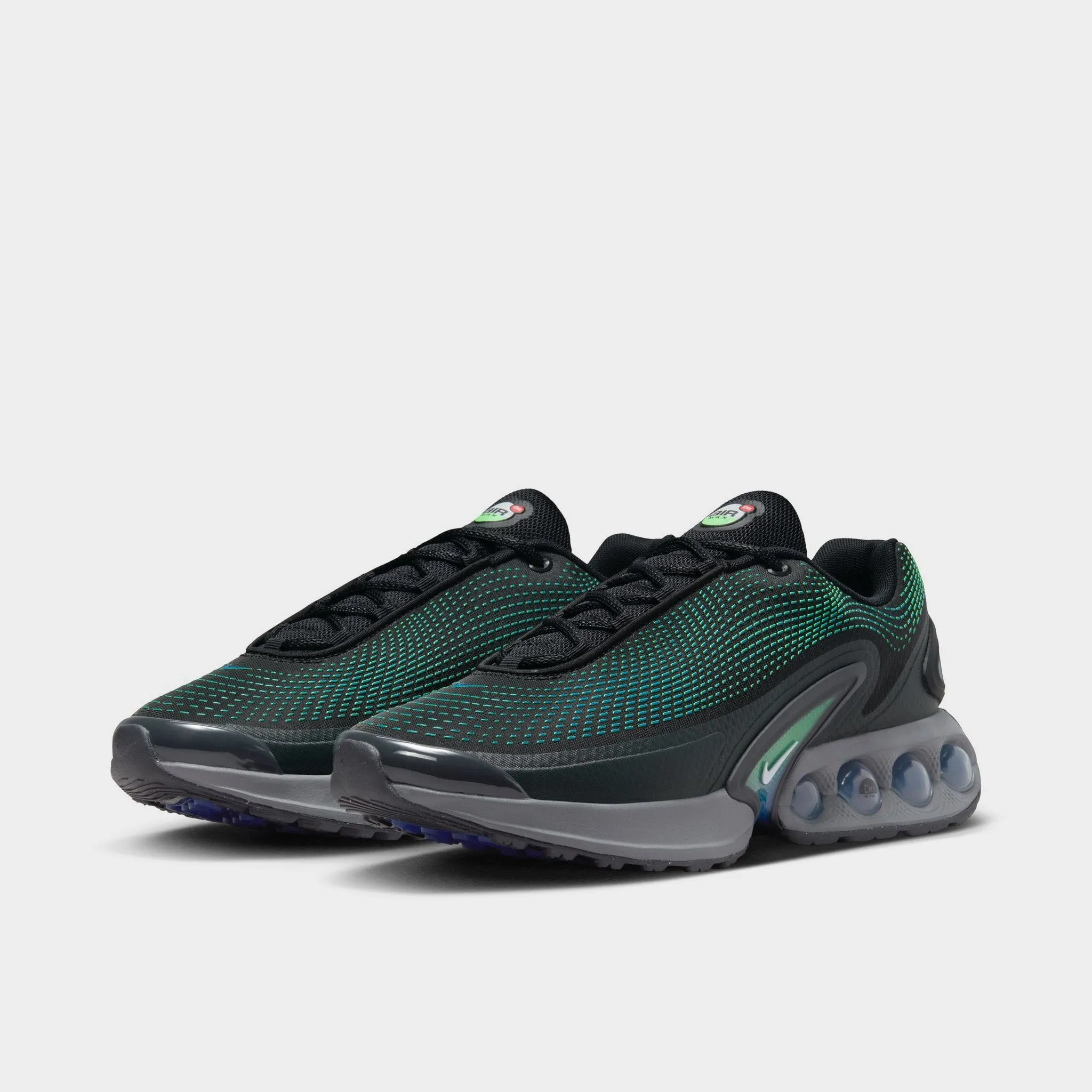 Water   Repellent Low Support Nike Air Max DN Black / White - Hyper Cobalt