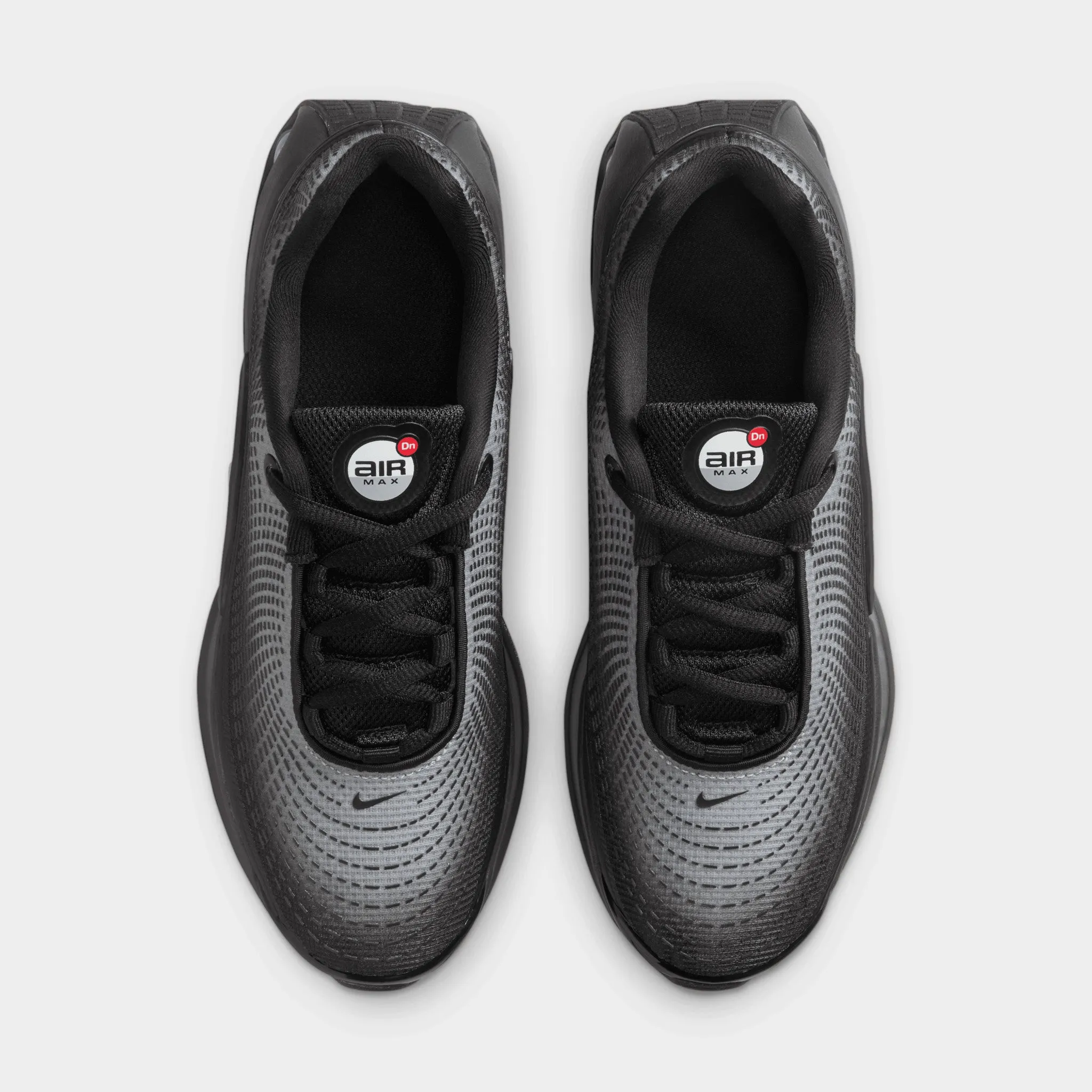Nike Air Max DN GS Black / Light Smoke Grey - Metallic Silver Foot Glide Comfort Fit System