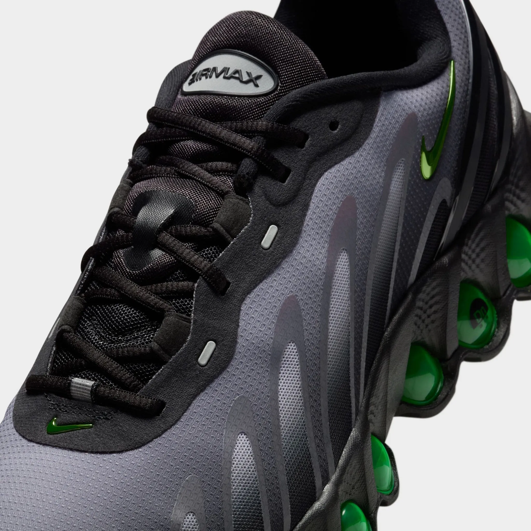 Peak Comfort lightweight foam Nike Air Max DN8 Black / Volt - Light Smoke Grey