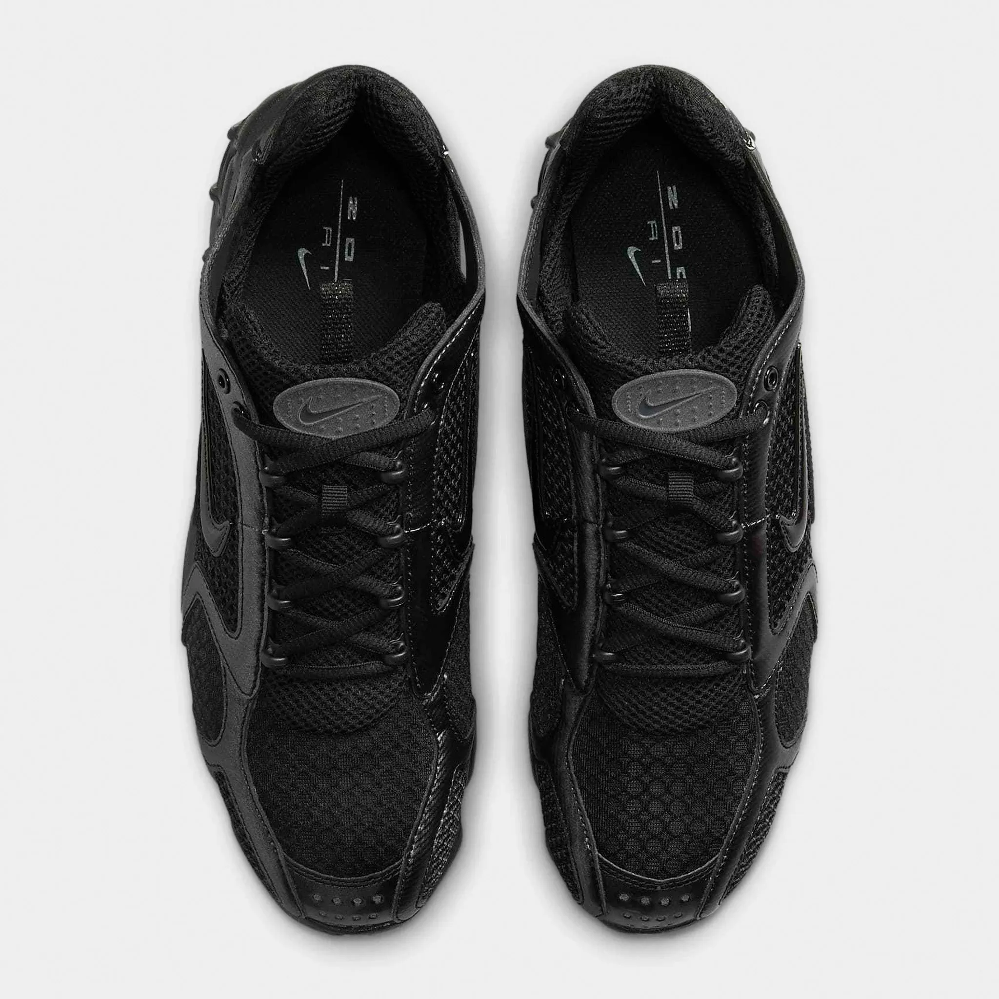 Nike Air Zoom Spiridon Cage 2 Black / Black - Anthracite Elastic Goring System Plush traction