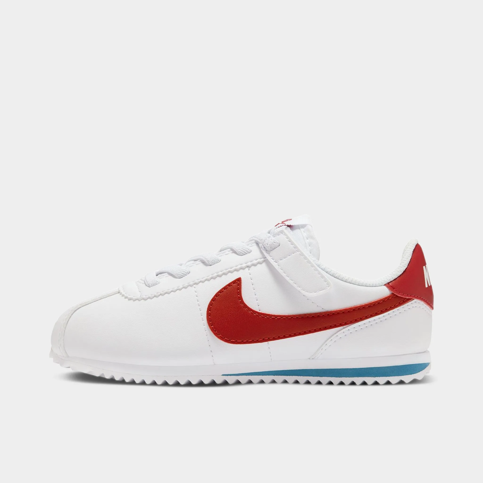 Nike Cortez EasyOn PS White / Varsity Red - Varsity Blue Strong Stitching