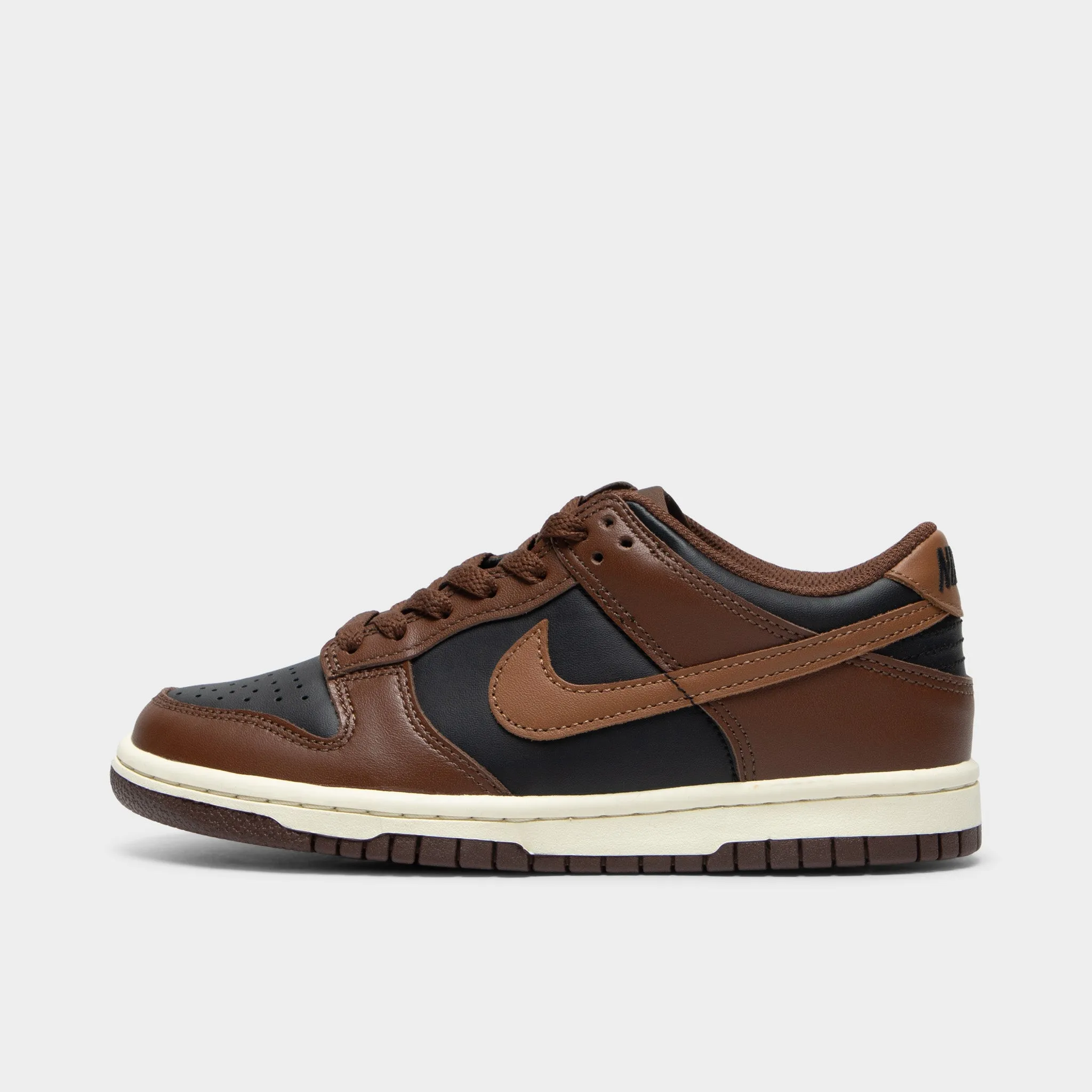 Match Ready Structure ventilation channels Nike Dunk Low GS Black / British Tan - Cacao Wow