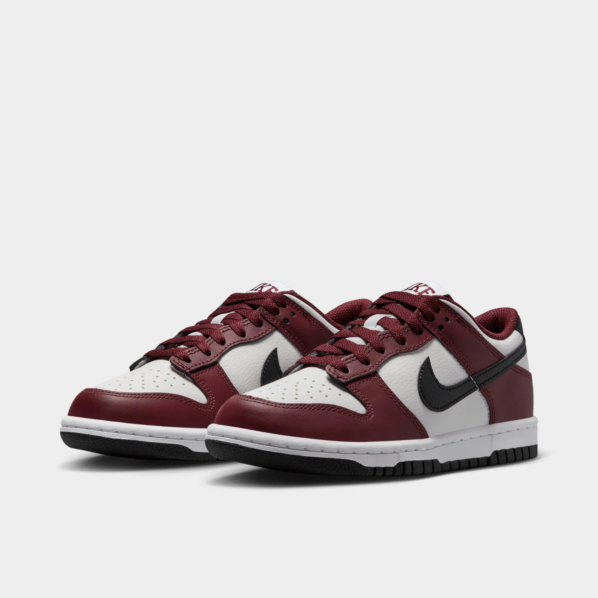 Nike Dunk Low GS Dark Team Red / Summit White - White Comfortable Upper