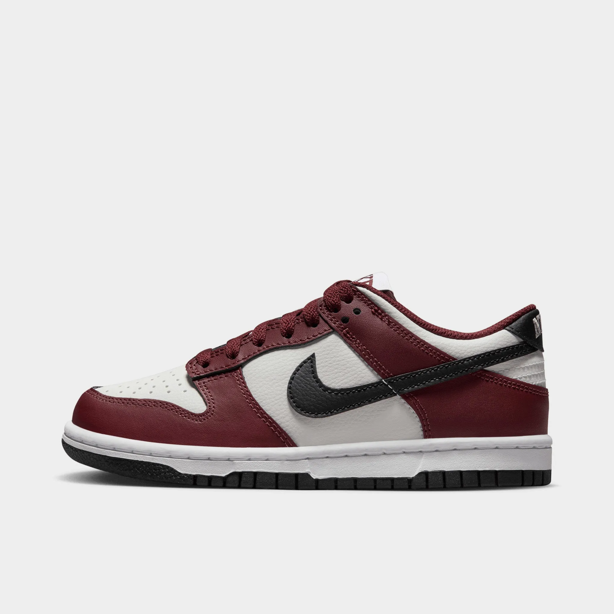 Breath Mesh Abrasion Proof Toe Guard Nike Dunk Low GS Dark Team Red / Summit White - White
