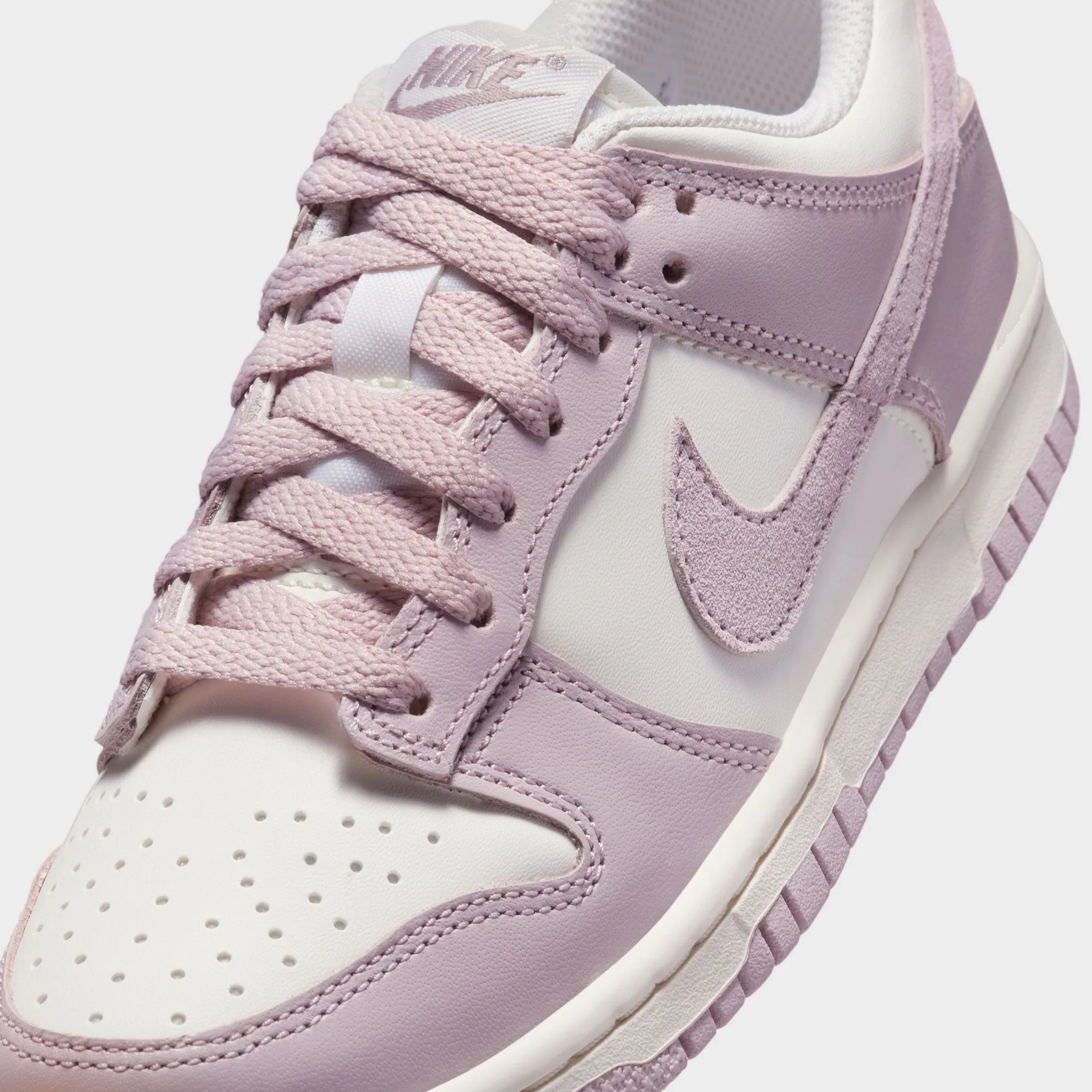Gym Performance Comfortable Arch Area Nike Dunk Low GS Sail / Particle Rose - Enigma Stone