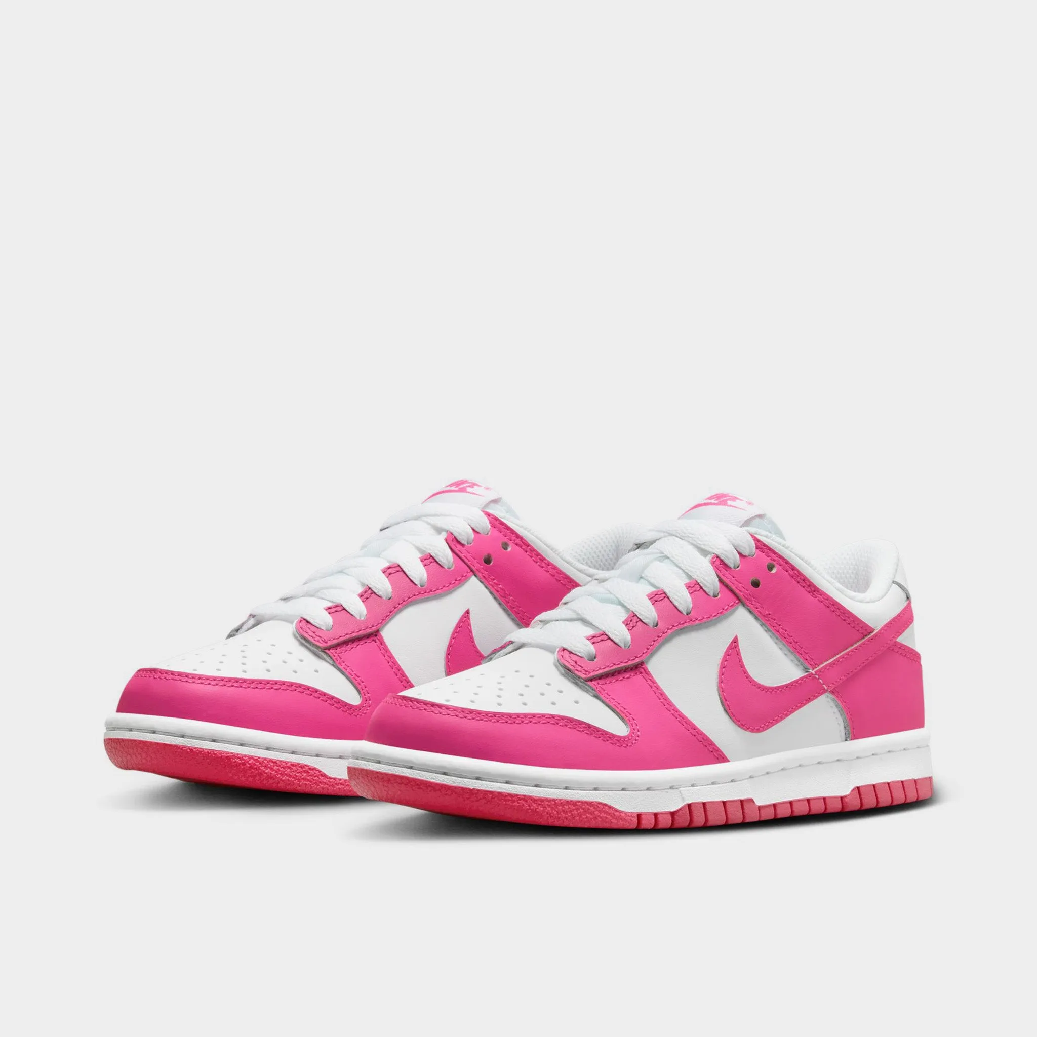 Hyperlock System Nike Dunk Low GS White / Laser Fuchsia